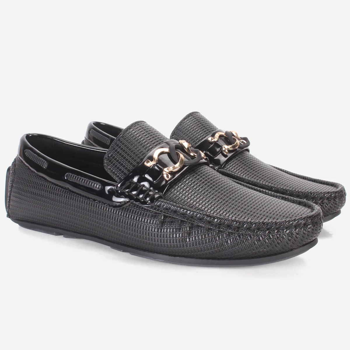 Mens "TEMAN" Comfort Slip On Moccasins - Image 2