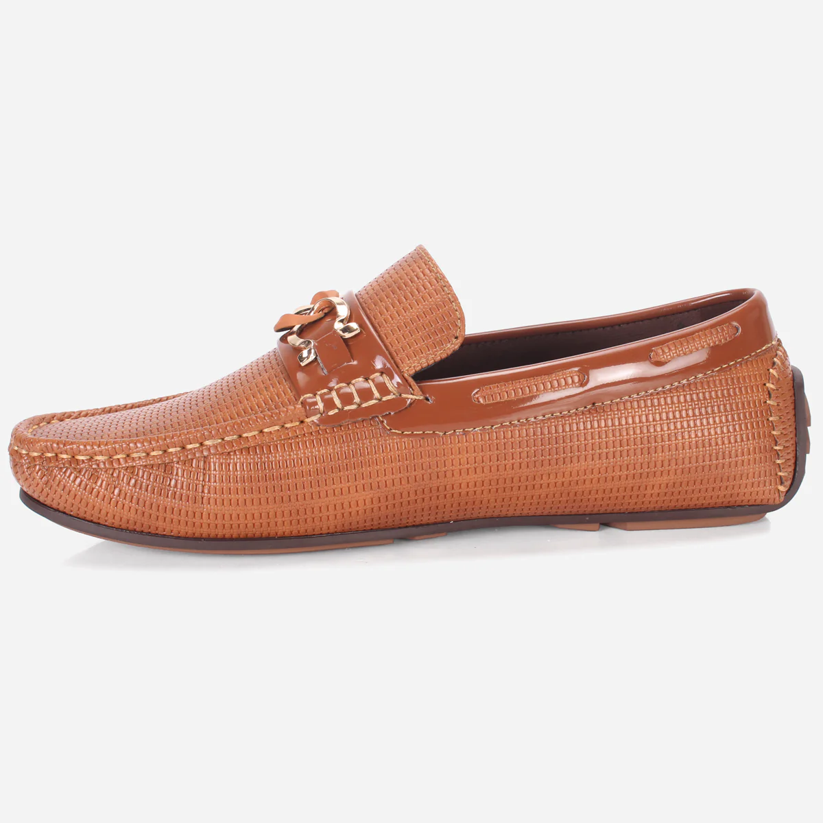 Mens "TEMAN" Comfort Slip On Moccasins - Image 3