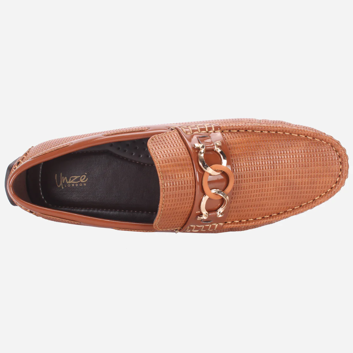 Mens "TEMAN" Comfort Slip On Moccasins - Image 4