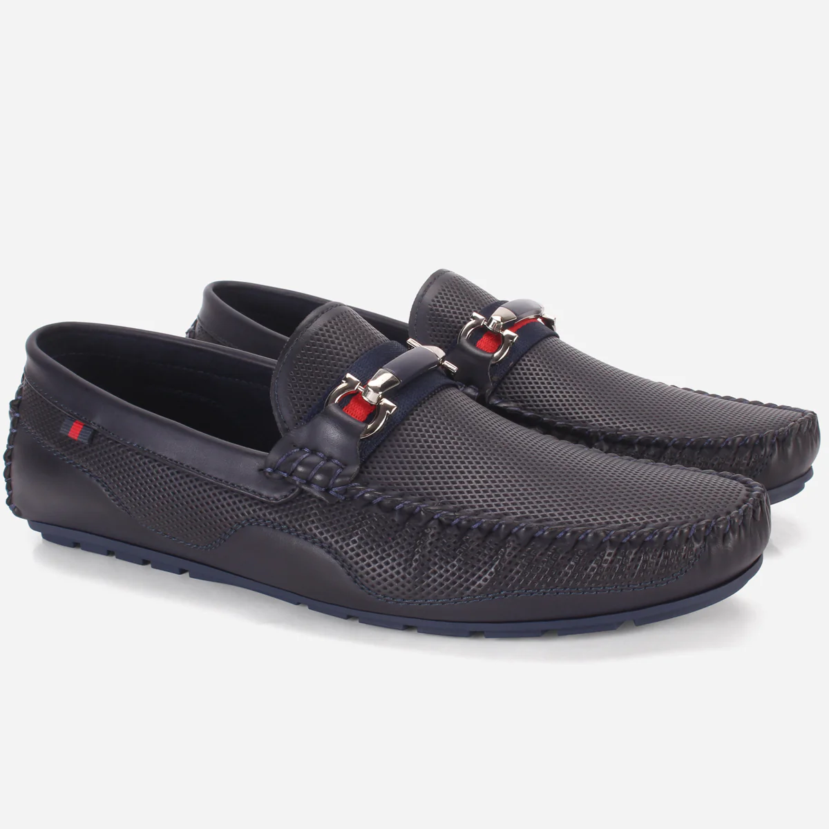 Mens "THIAGO" Casual Slip On Moccasin Shoes - Image 2