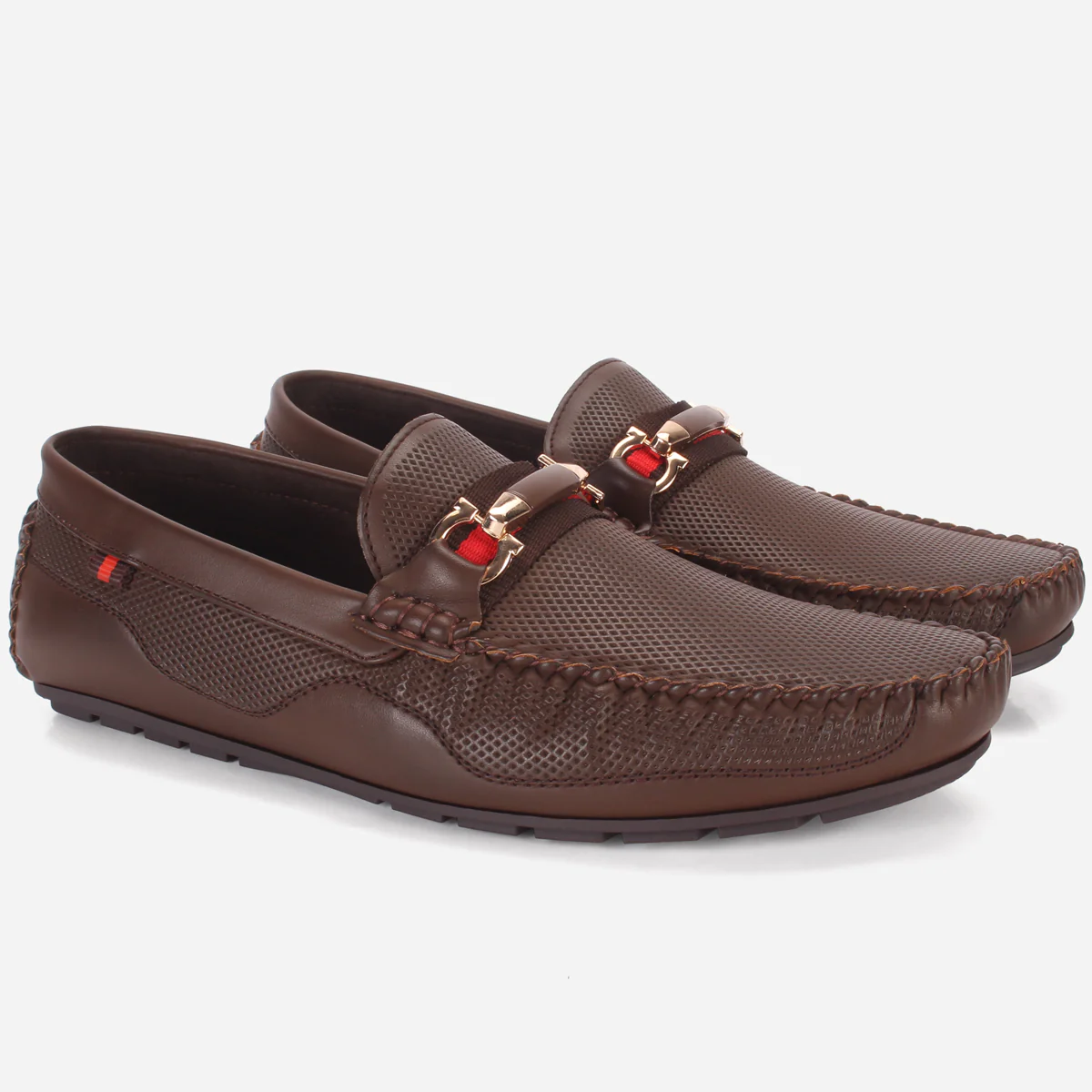 Mens "THIAGO" Casual Slip On Moccasin Shoes - Image 2