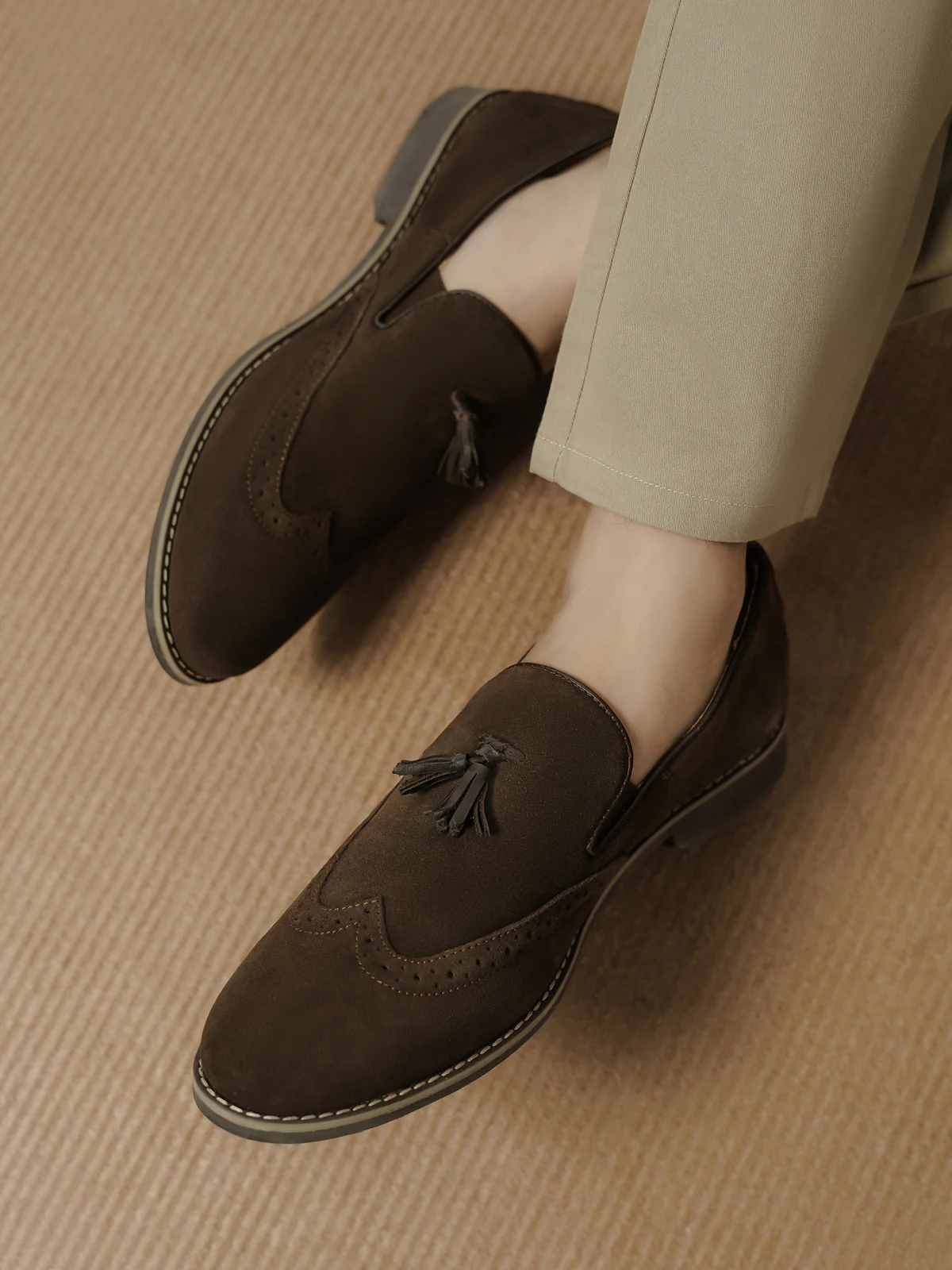 Mens "TIPATHI" Rounded Toe Leather Formal