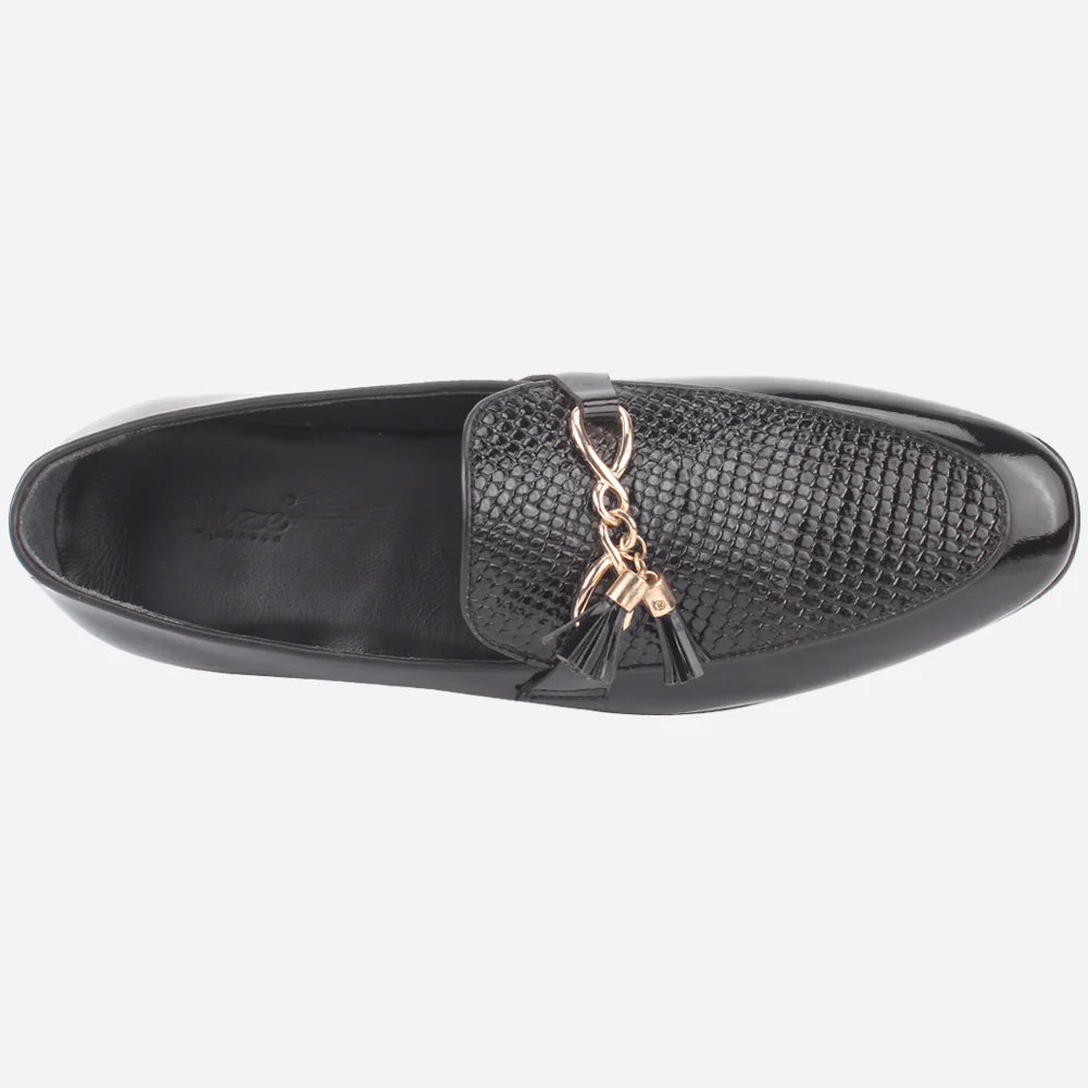 Men's "TIYOR" Tassels Detailing Leather Dress Shoes - Image 4