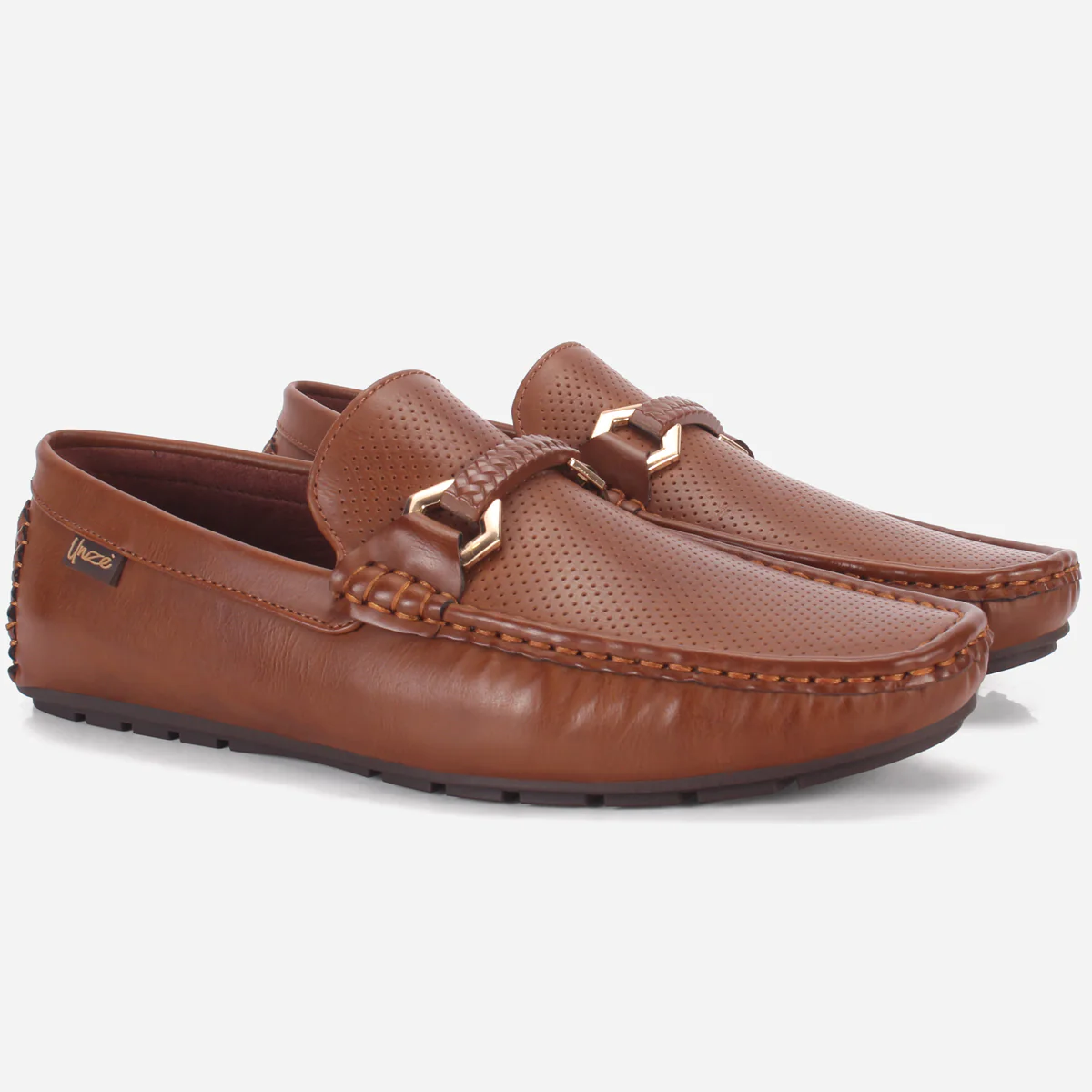 Mens "TRIANA" Casual Slip On Moccasin Shoes - Image 2