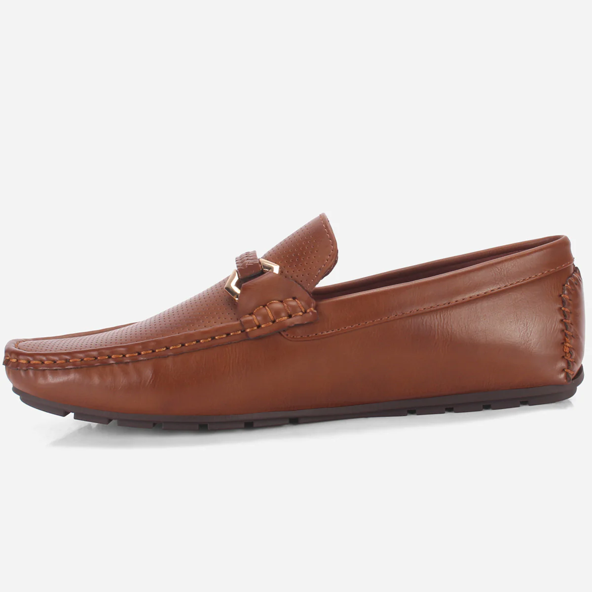 Mens "TRIANA" Casual Slip On Moccasin Shoes - Image 3