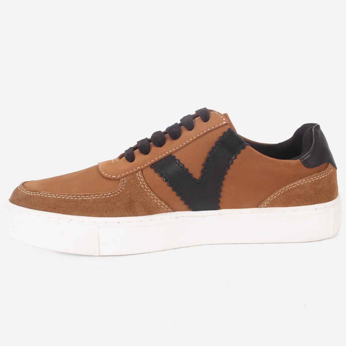 Mens "TRIBIA"Lace Up Leather Trainers - Image 3