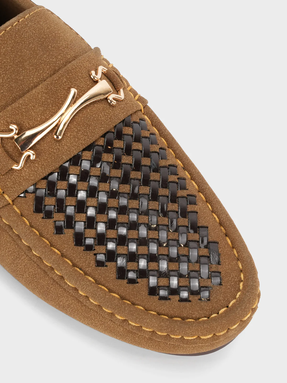 Men's "TRIMUPH" Leather Slip On Moccasins - Image 4
