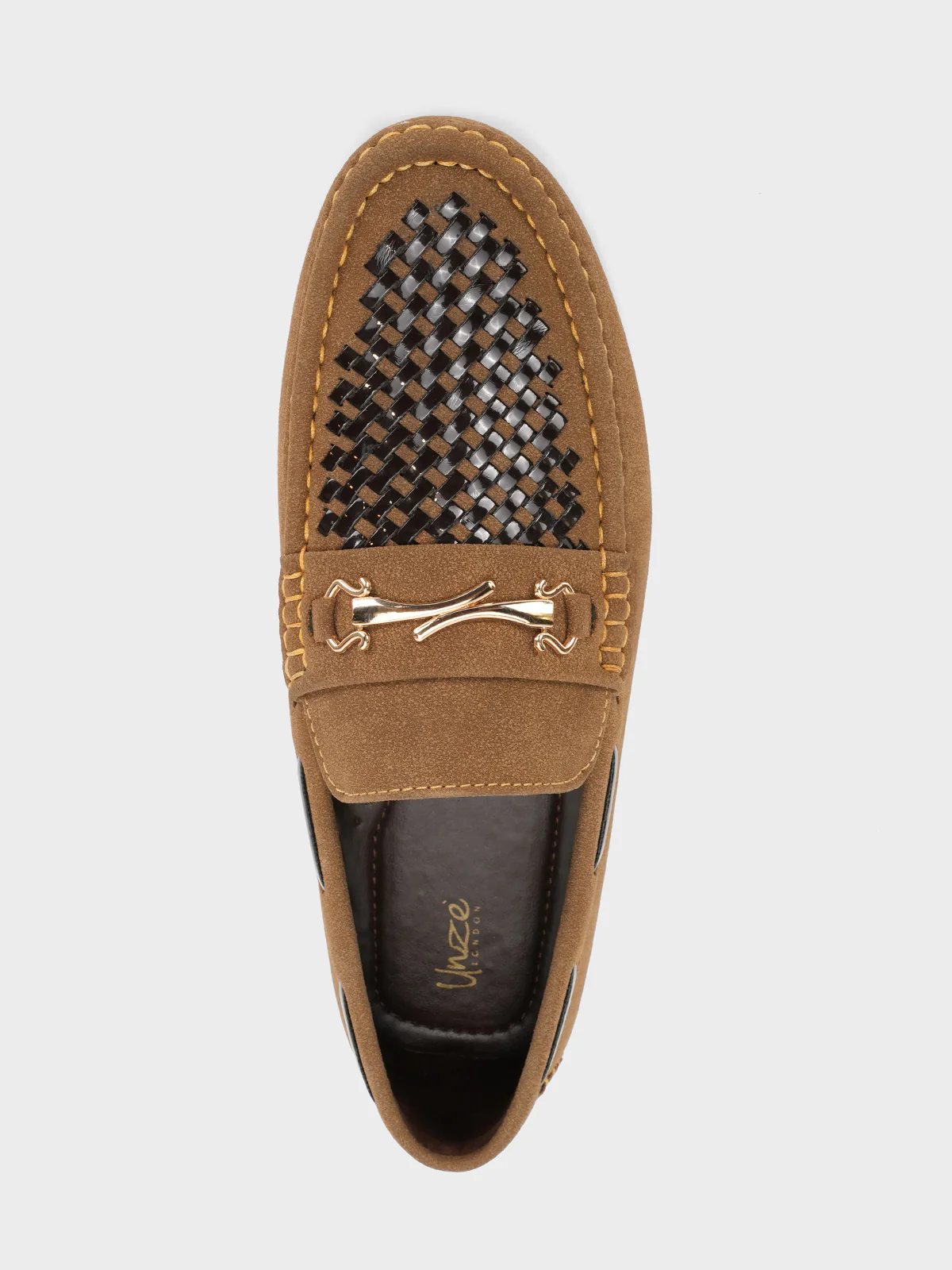 Men's "TRIMUPH" Leather Slip On Moccasins - Image 5