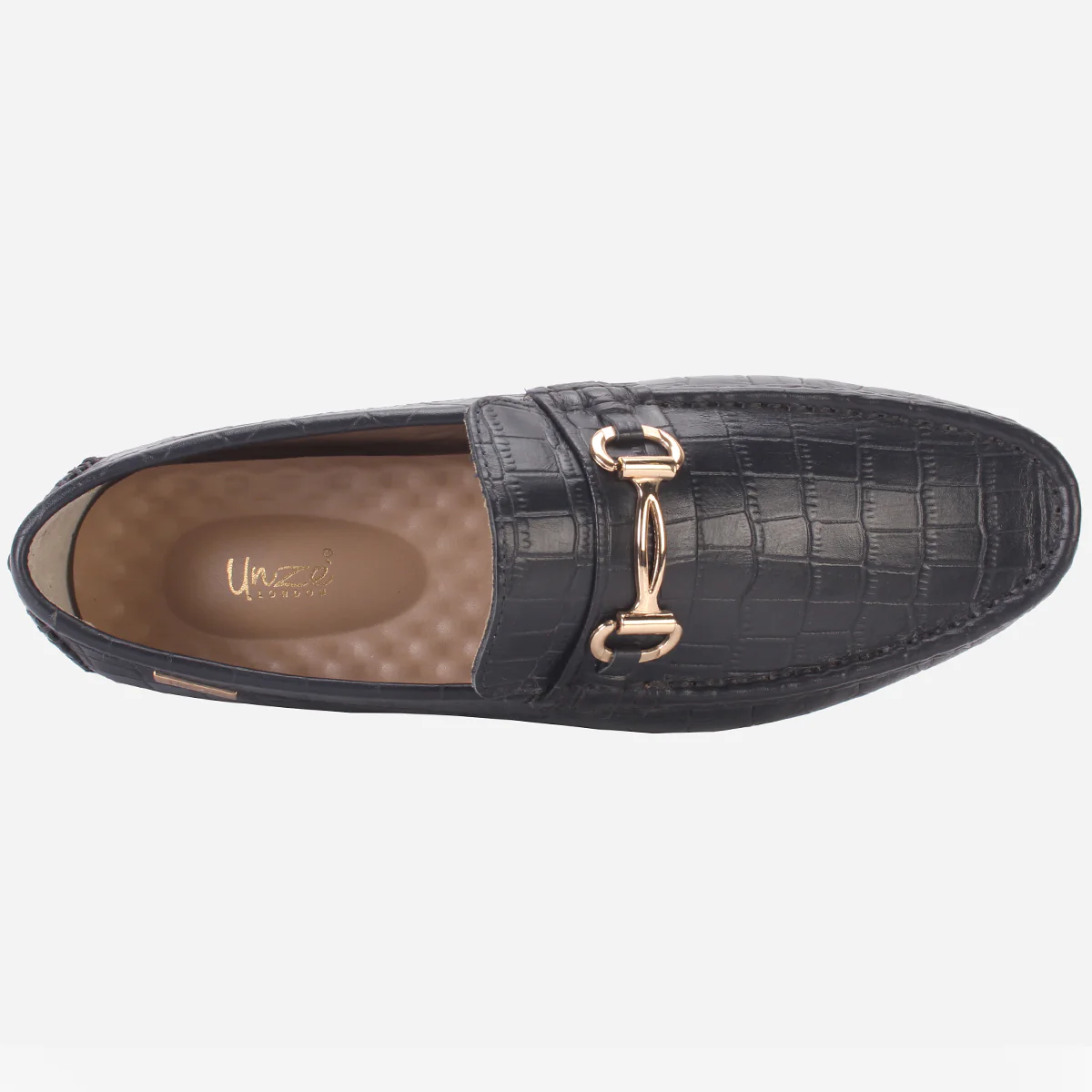 Men's "TWIXER" Textured Leather Moccasins Shoes - Image 4