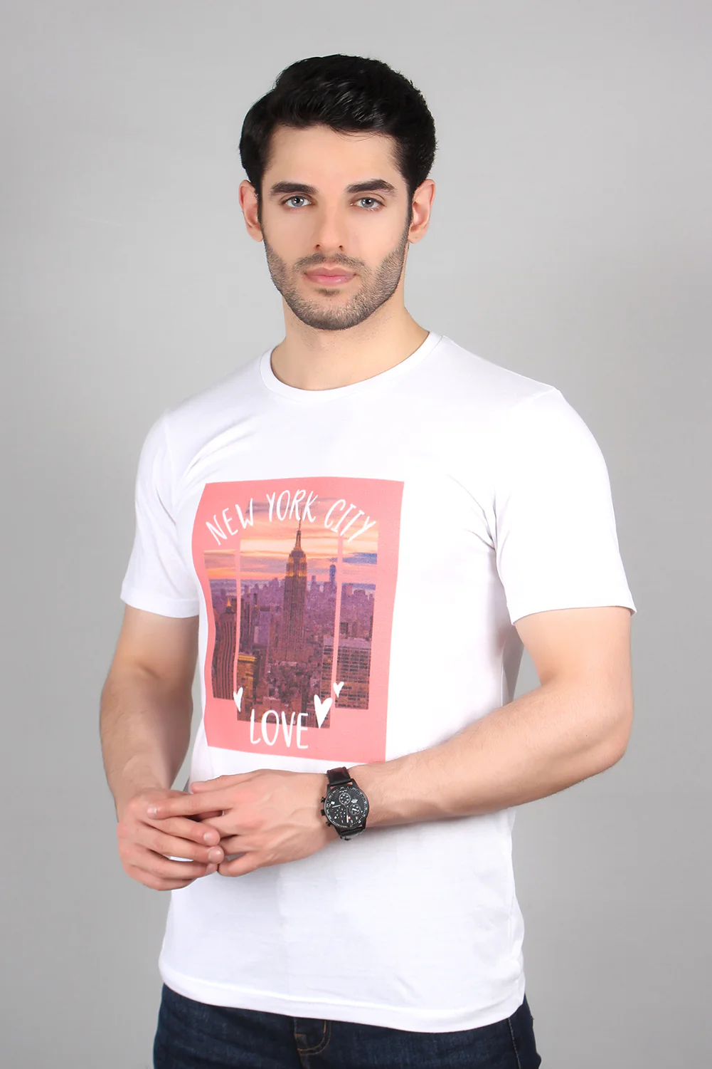 "VEITIN" Casual Graphic Crew Neck T-Shirt - Image 4