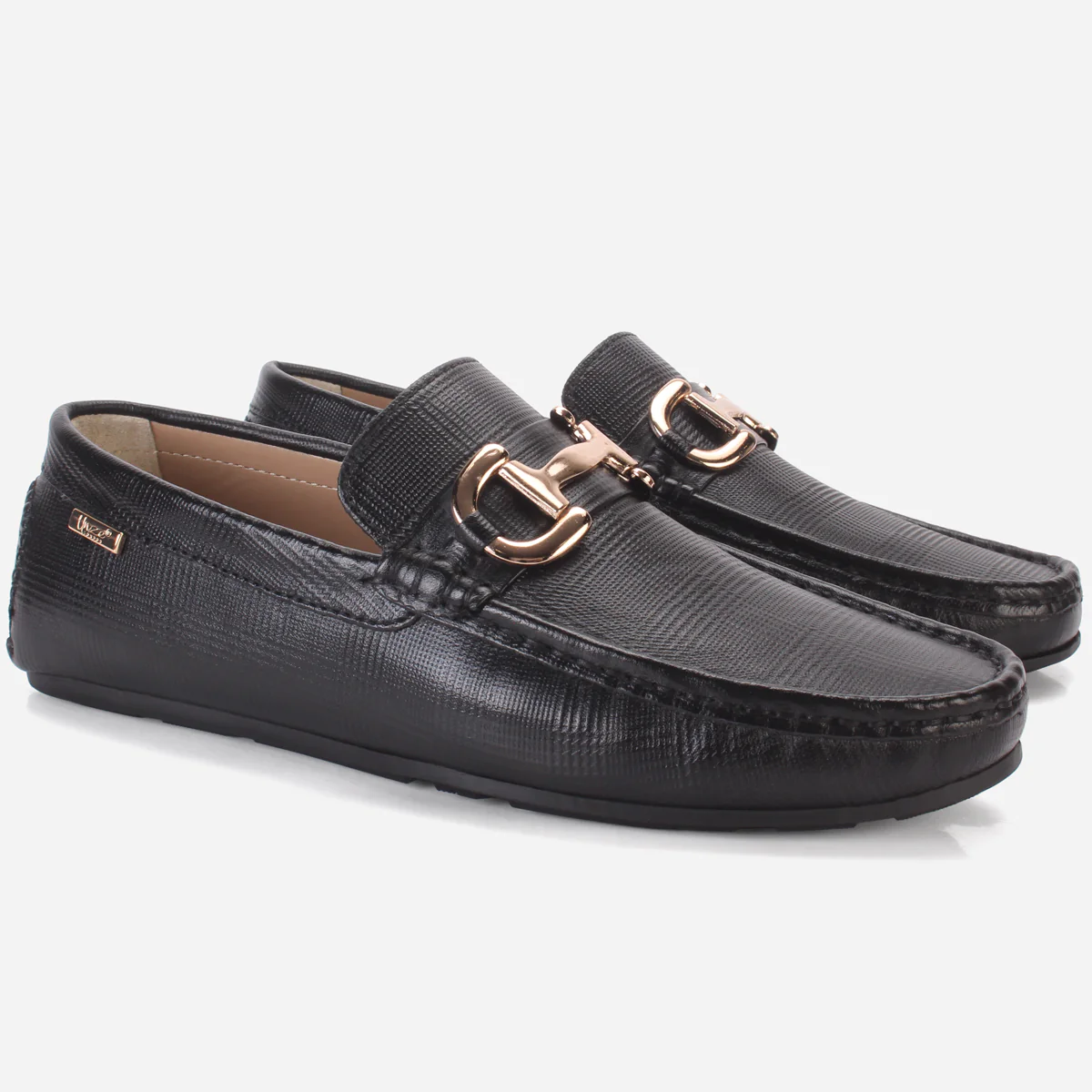 Men's "VERIX" Leather Buckled Moccasins Shoes - Image 2