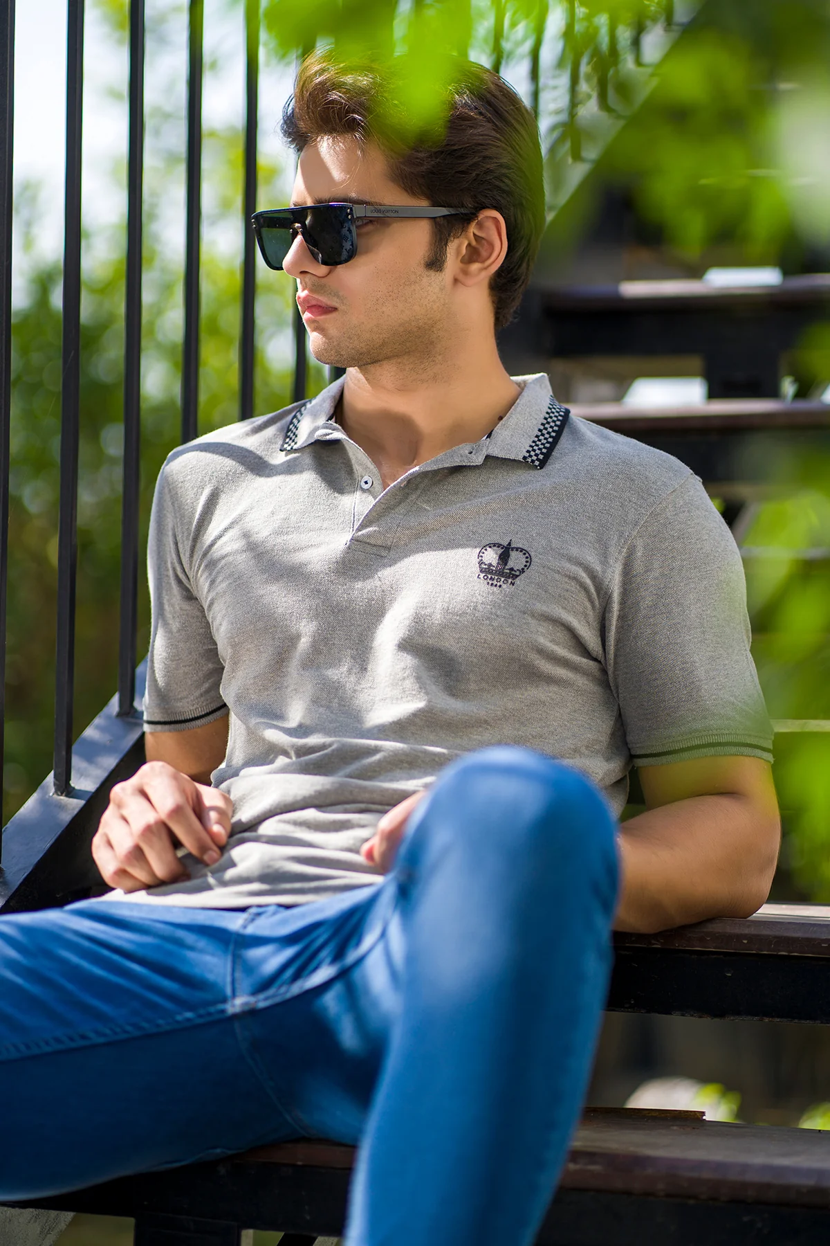 "VESTA" Cotton Polo T-Shirts - Image 4