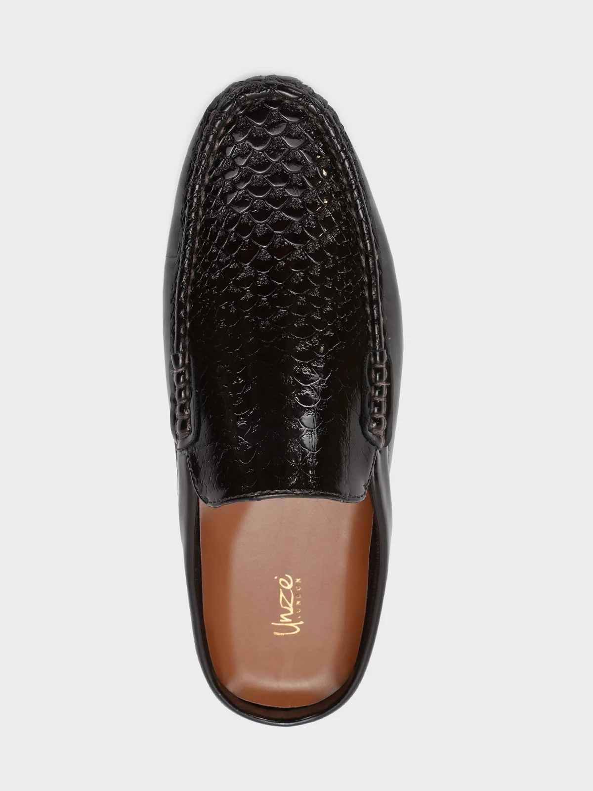 Men's "VIRDOX" Leather Rounded Toe Slip On Shoes - Image 5