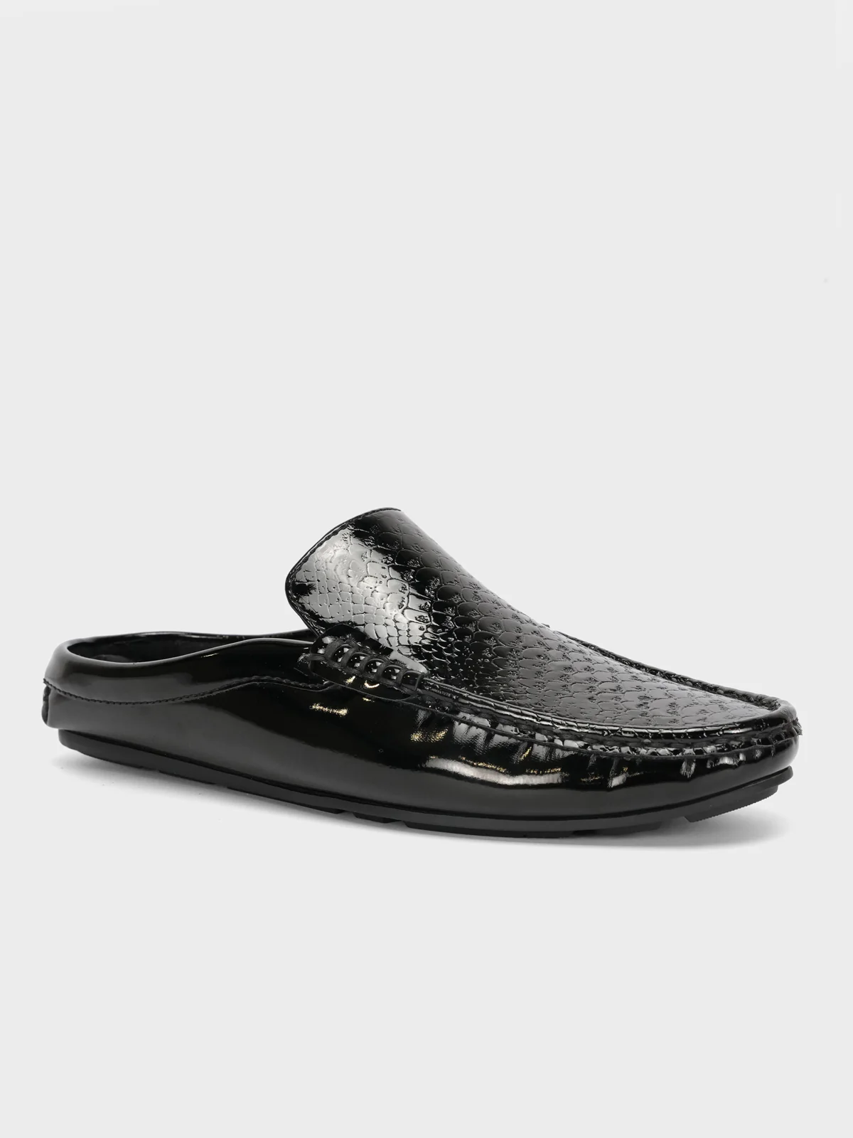 Men's "VIRDOX" Leather Rounded Toe Slip On Shoes - Image 2