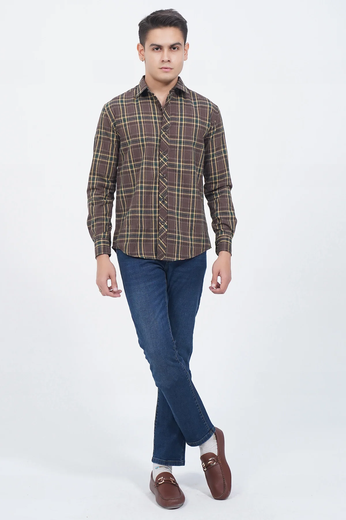 "WESTON" Casual Striped Button Up Shirt - Image 2
