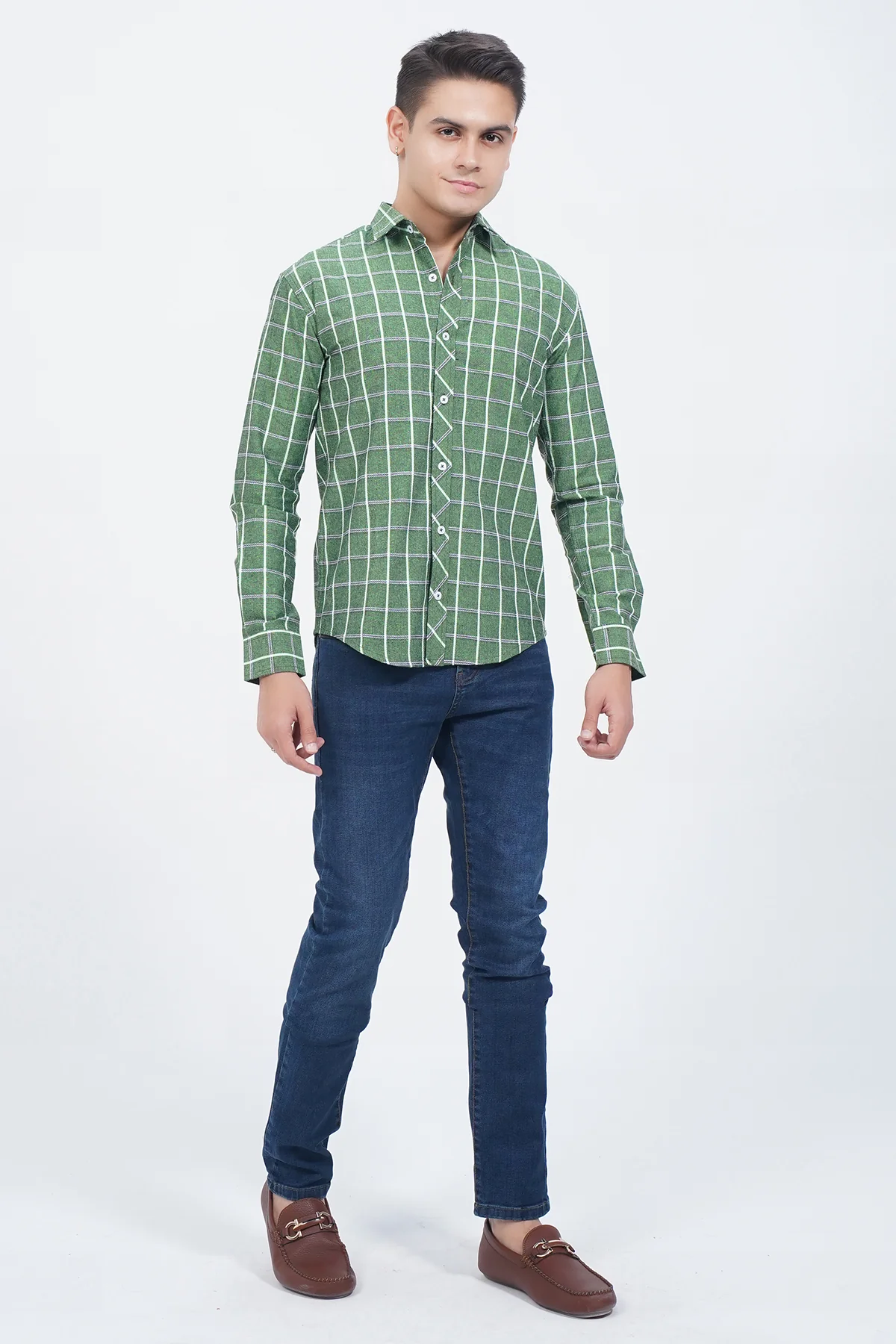 "WESTON" Casual Striped Button Up Shirt - Image 2