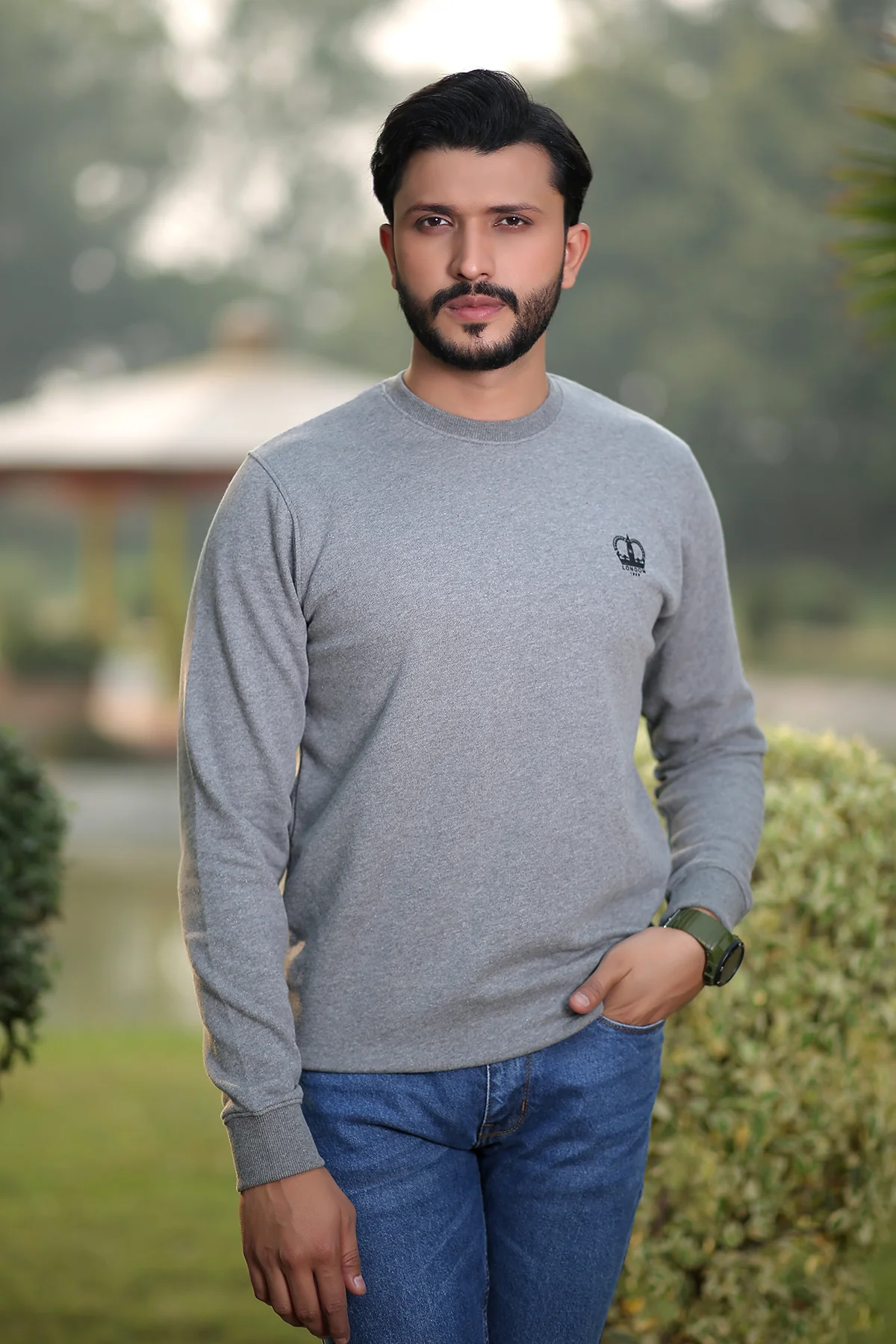 "WYLDER" Crew Neck Winter Pullover Sweatshirt - Image 2