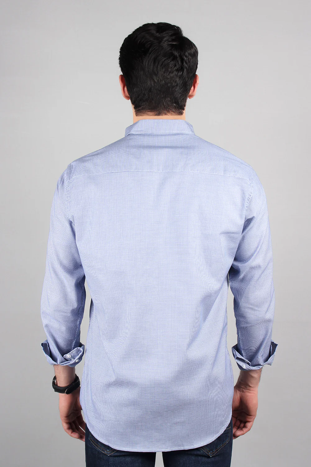 Men's "XAVIER" Checkered Casual Cotton Shirt - Image 5