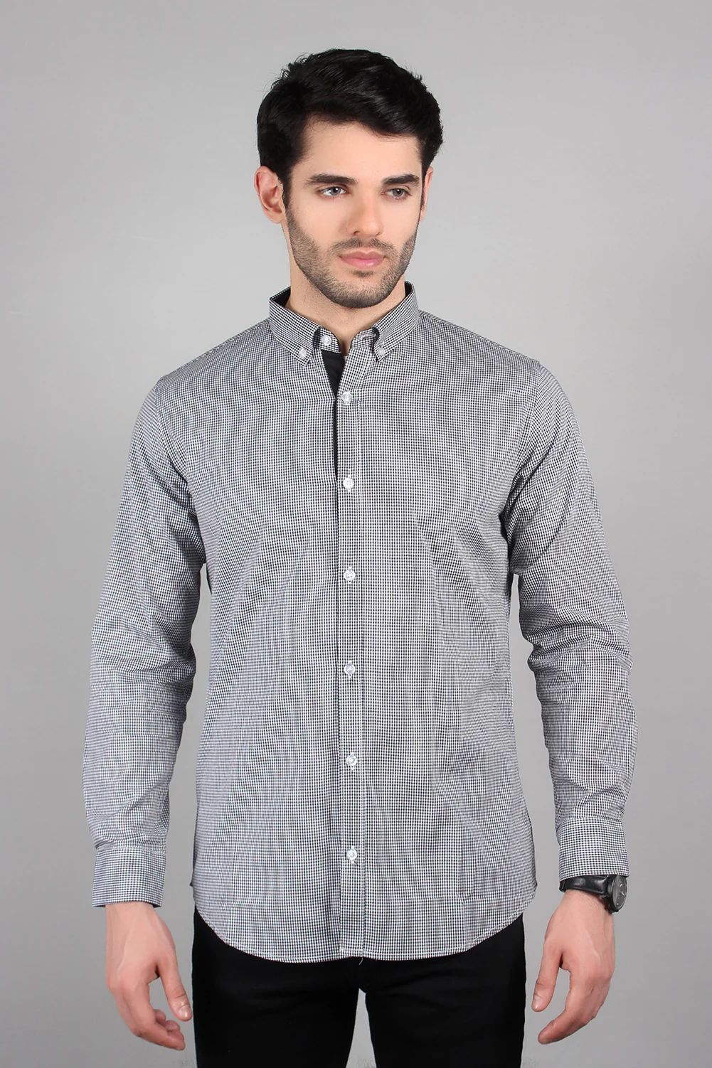 Men's "YARIS" Checkered Casual Cotton Shirt