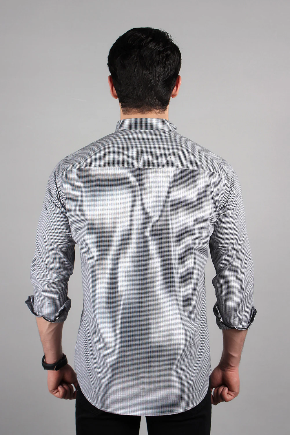 Men's "YARIS" Checkered Casual Cotton Shirt - Image 5