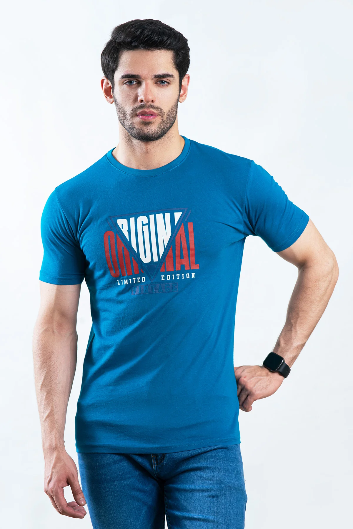 "ZAHUR" Crew Neck Summer T-Shirt - Image 3