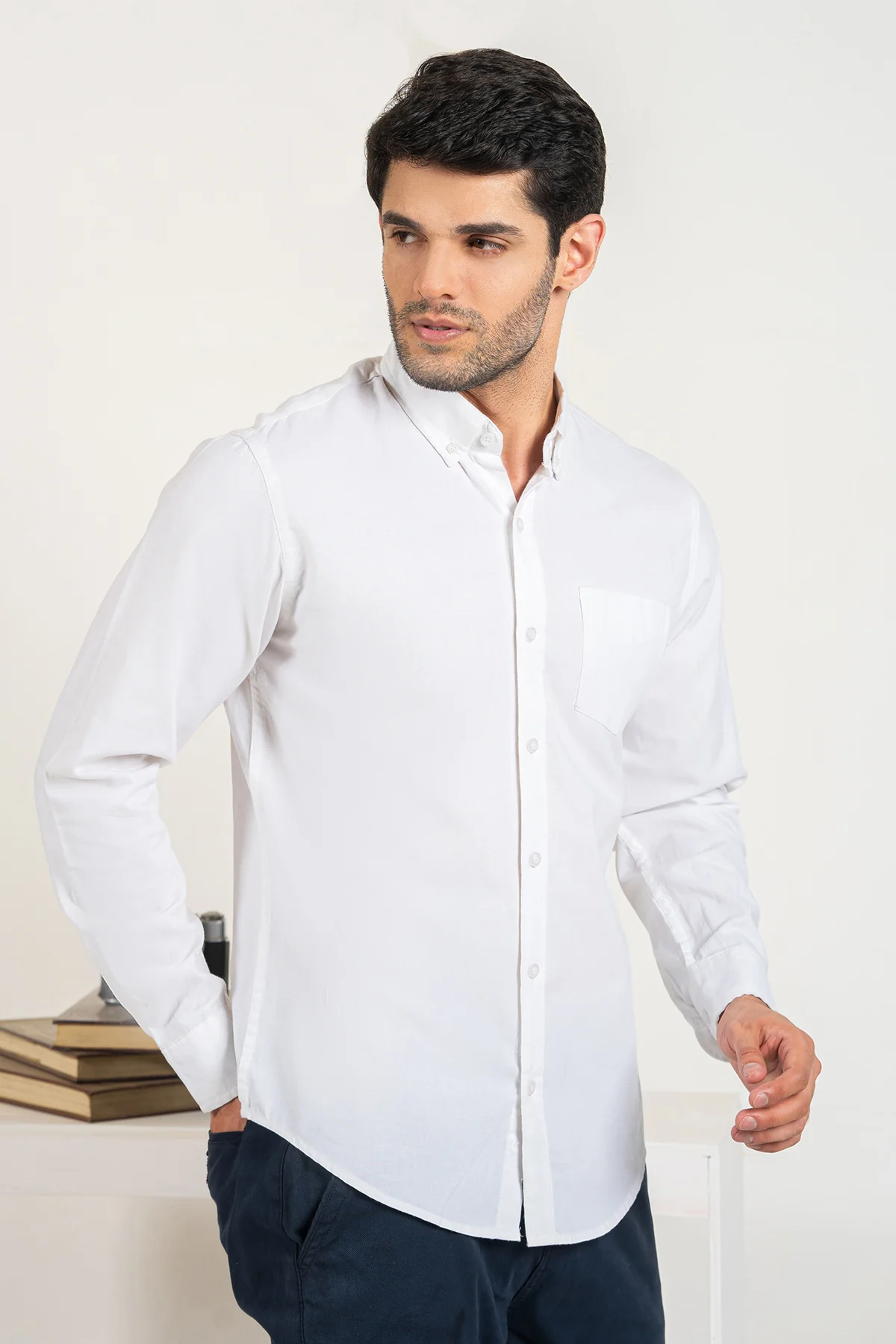 Men's "ZEIN" Cotton Full Sleeves Checked Designer Shirt