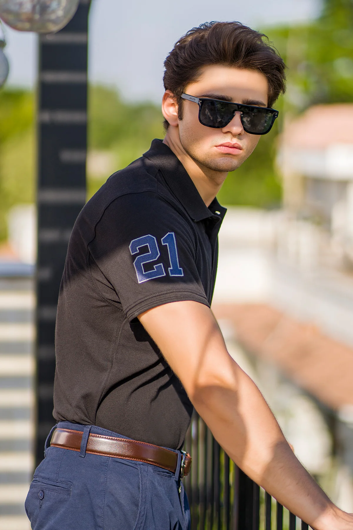 "ZEKI" Summer Short Sleeves Polo Shirt - Image 2