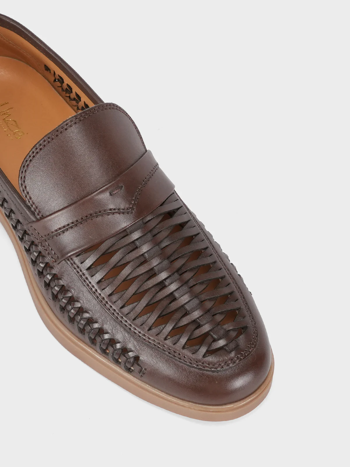 Mens "ZEROX" Designer Leather Formal Shoes - Image 4