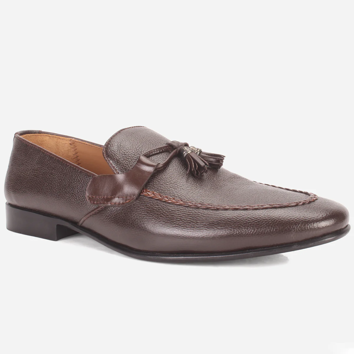 Mens "ZILIA" Leather Tassels Detailing Leather Shoes
