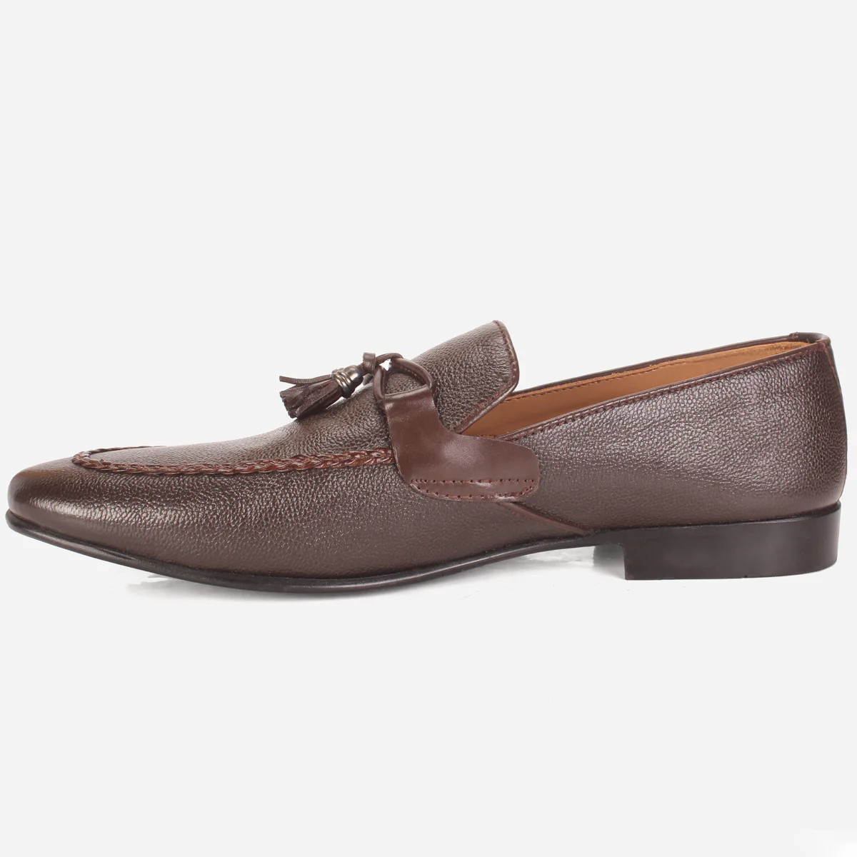 Mens "ZILIA" Leather Tassels Detailing Leather Shoes - Image 3