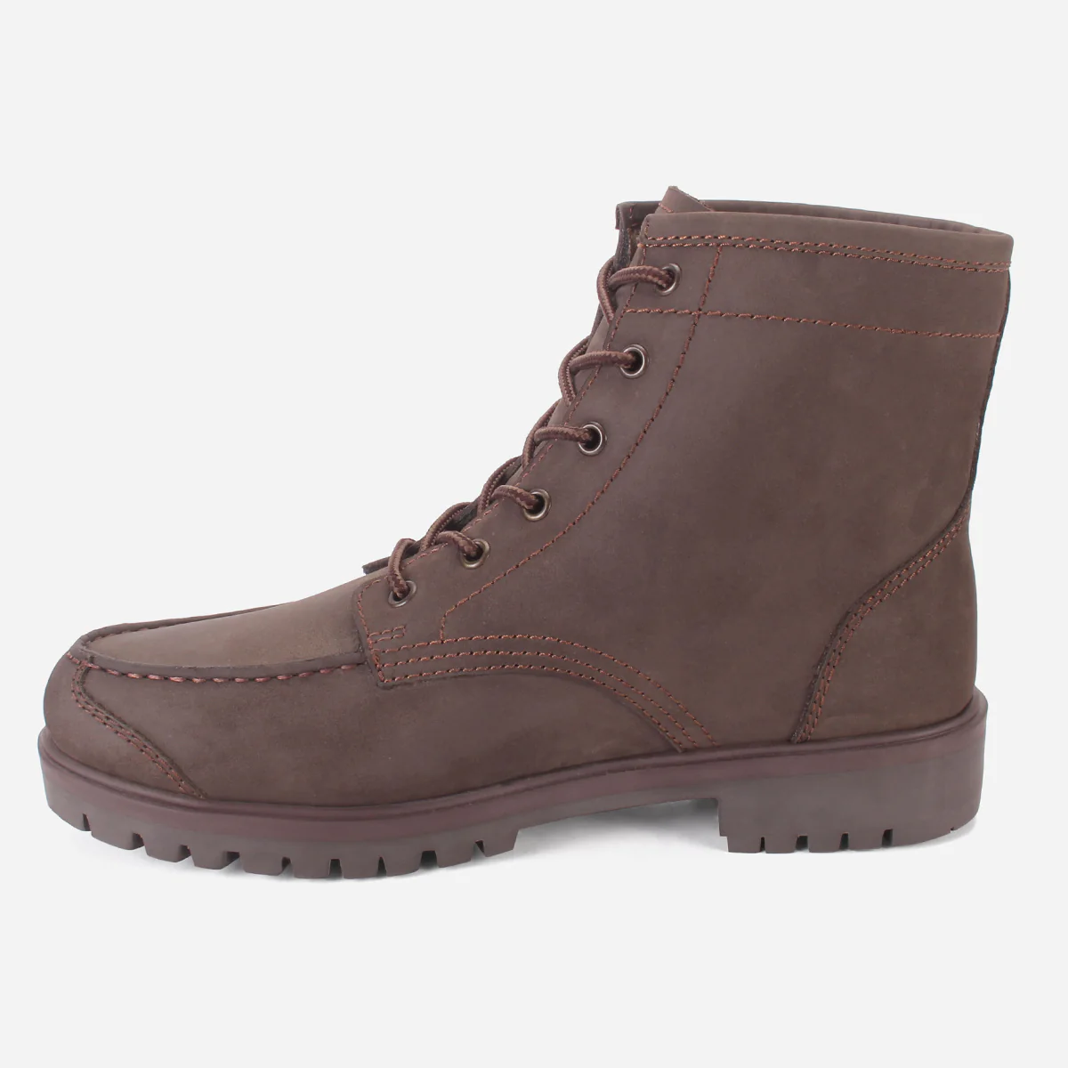 Mens "ZOROIAN" Lace Up Leather Nubuck Ankle Boots - Image 3