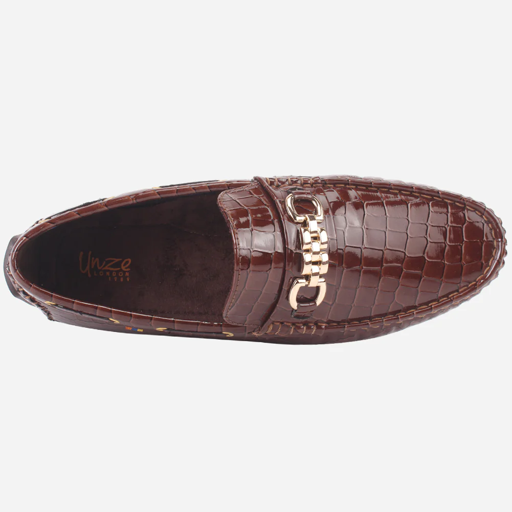 Men's "ZUVIJ" Comfy Flat Moccasins Shoes - Image 4