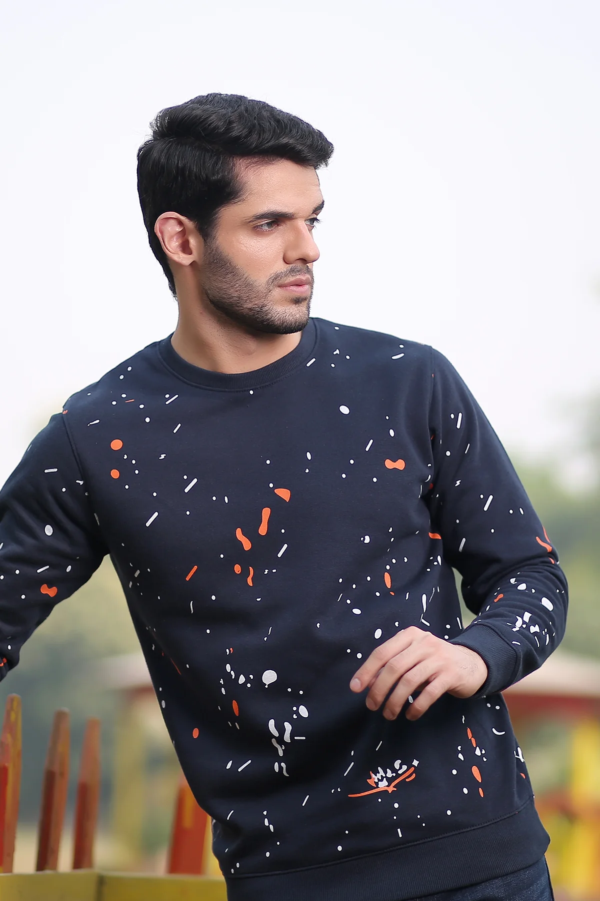 "ZYAIR" Crew Neck Winter Pullover Sweatshirt - Image 2