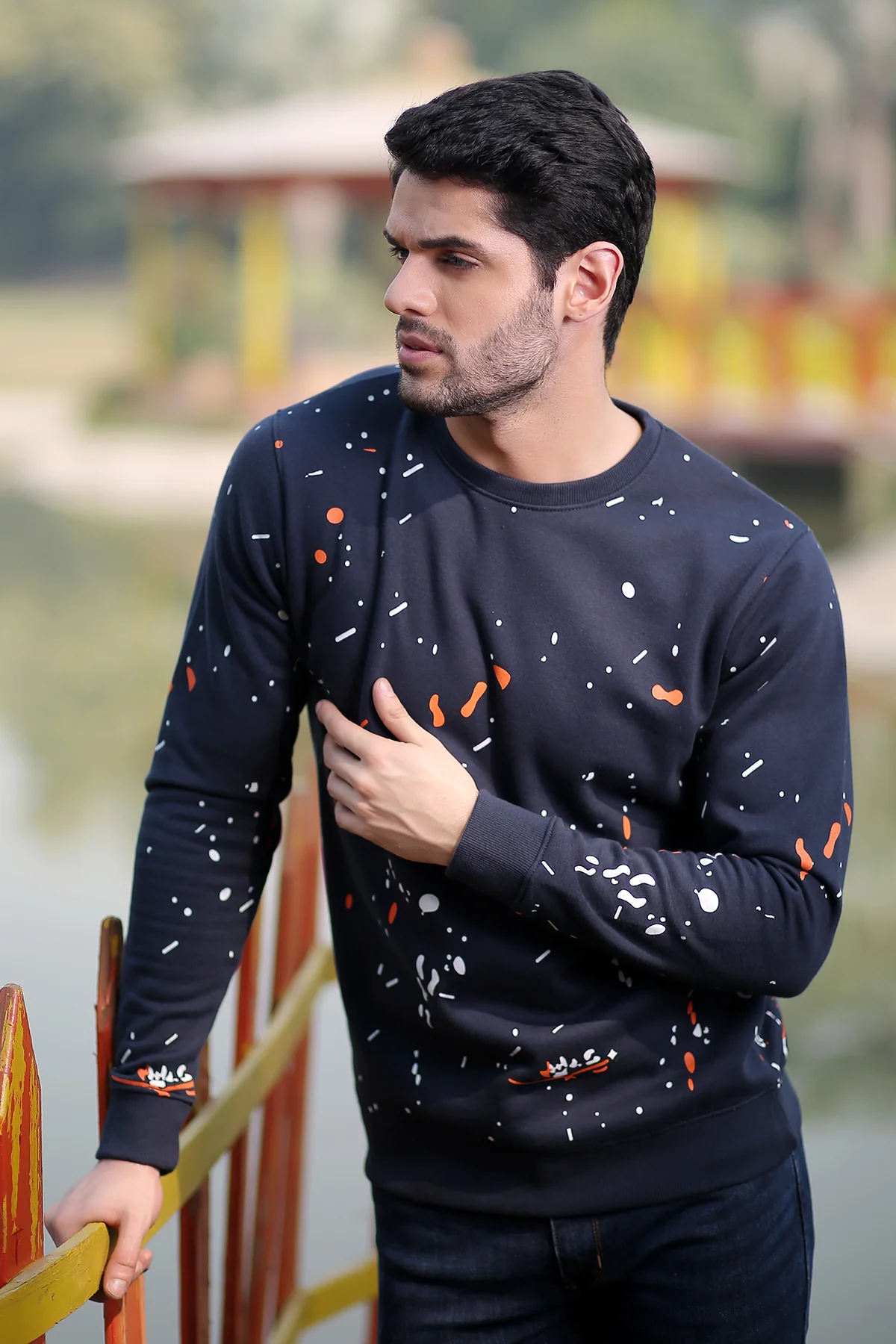 "ZYAIR" Crew Neck Winter Pullover Sweatshirt - Image 3