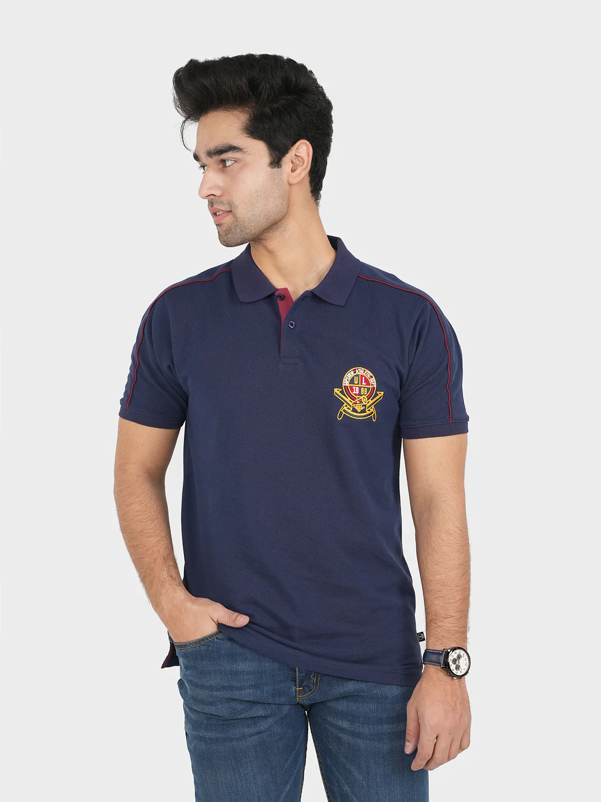 "MEPKER" Slim Fit Polo Shirt - Image 4