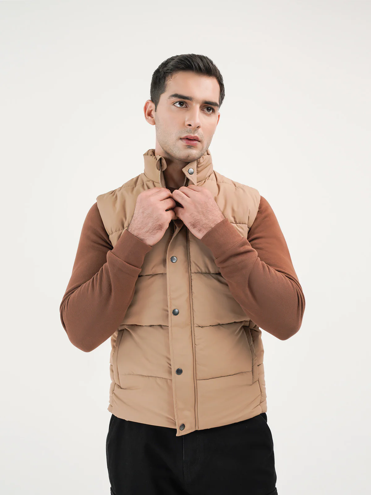 "MEROPE" Button Up Puffer Jacket - Image 2