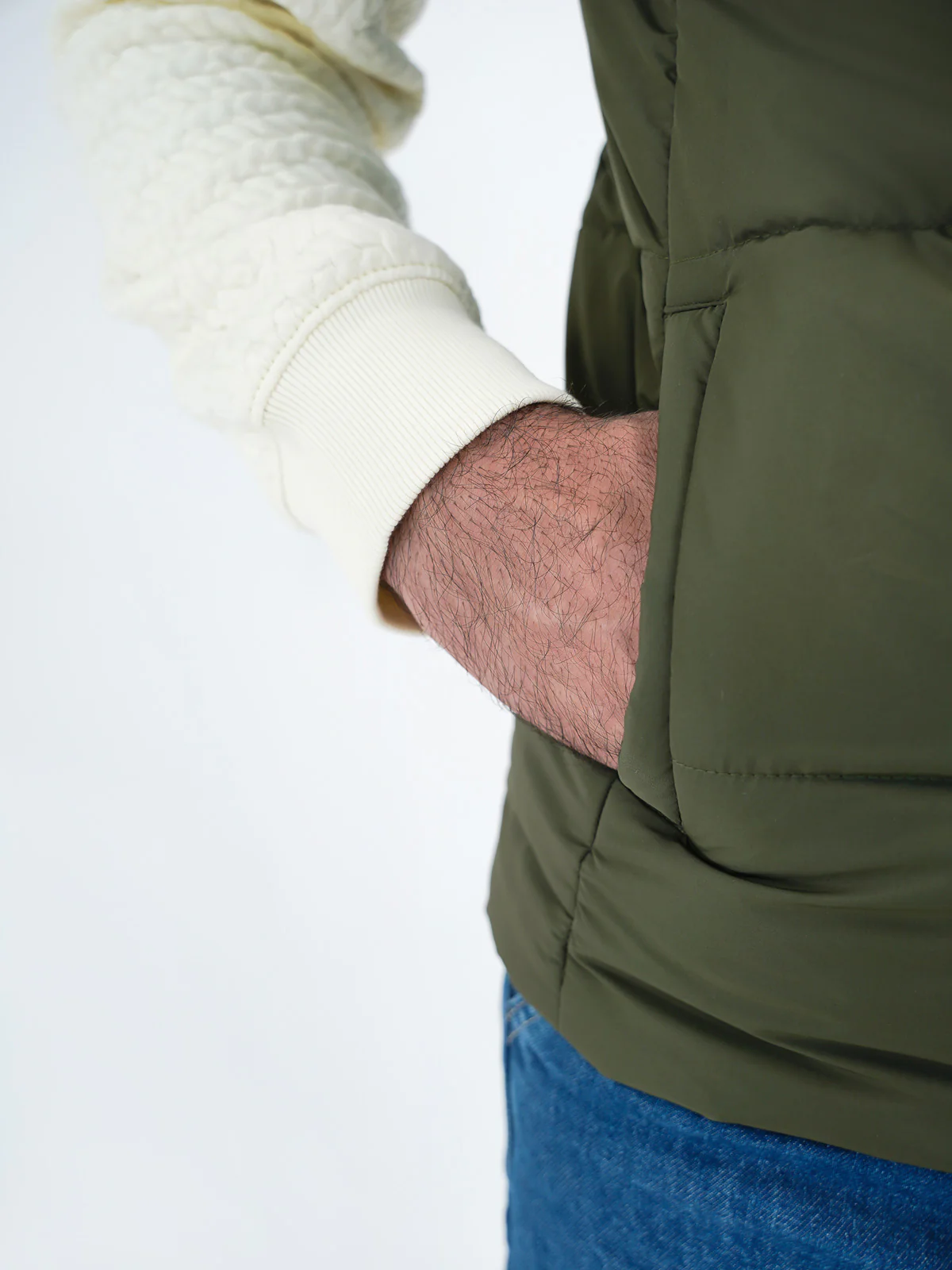 "MEROPE" Button Up Puffer Jacket - Image 4