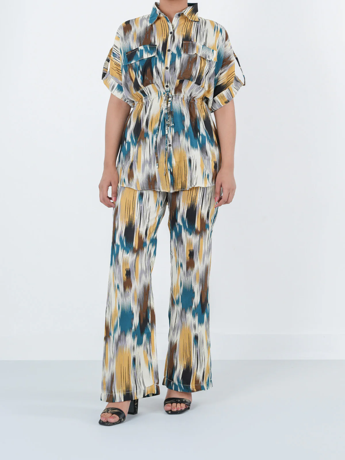 "MINORU" Printed Regular Fit Co-Ord Set