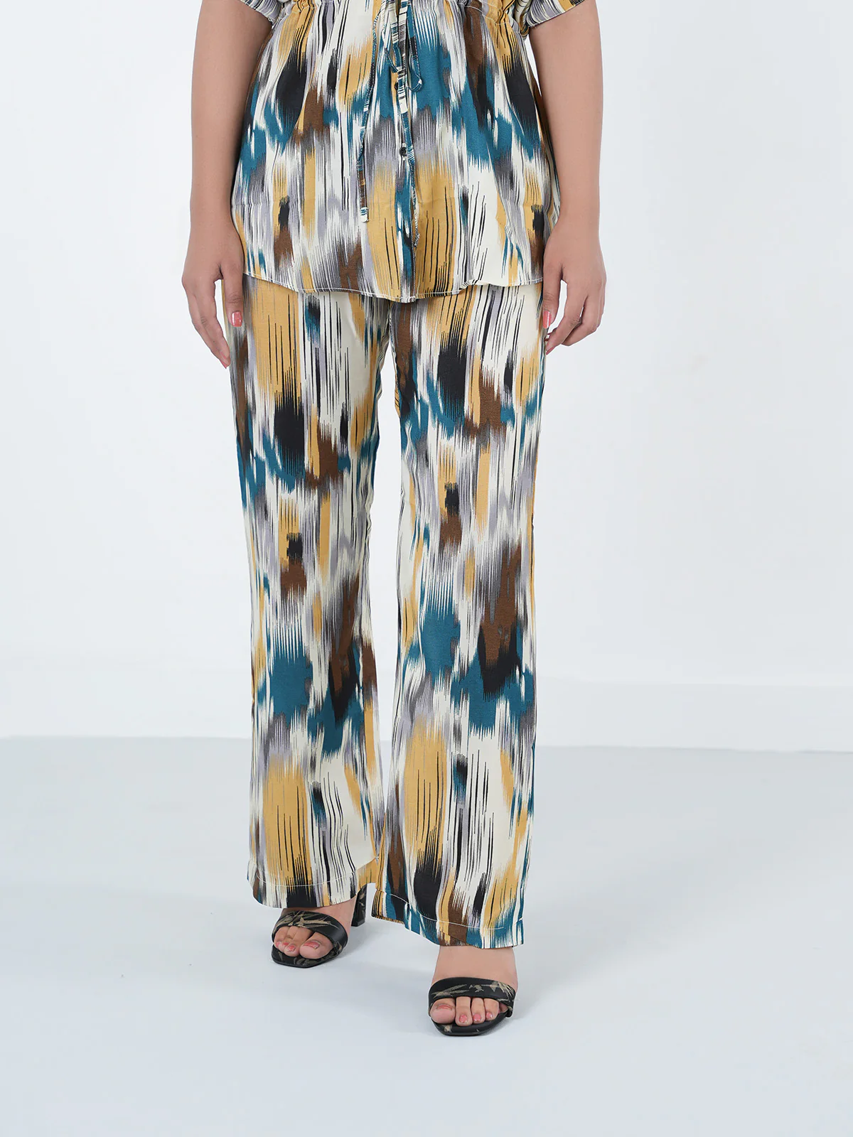 "MINORU" Printed Regular Fit Co-Ord Set - Image 3