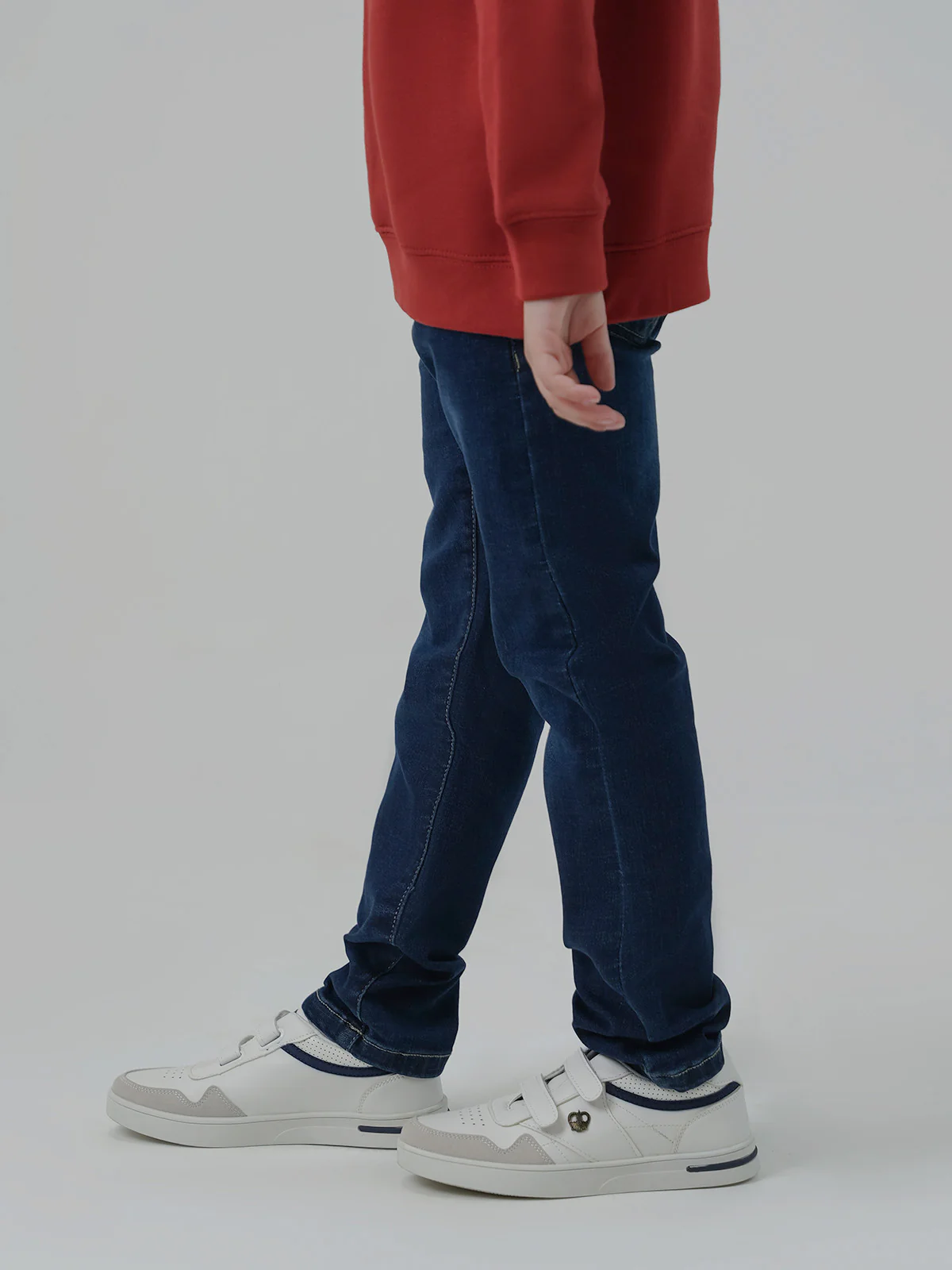 "MINZE" Stretchy Fabric Slim Fit Denim Pant - Image 4
