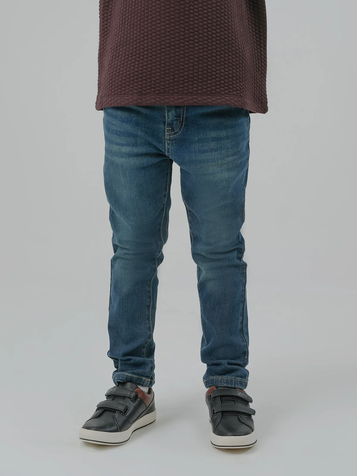 "MINZE" Stretchy Fabric Slim Fit Denim Pant