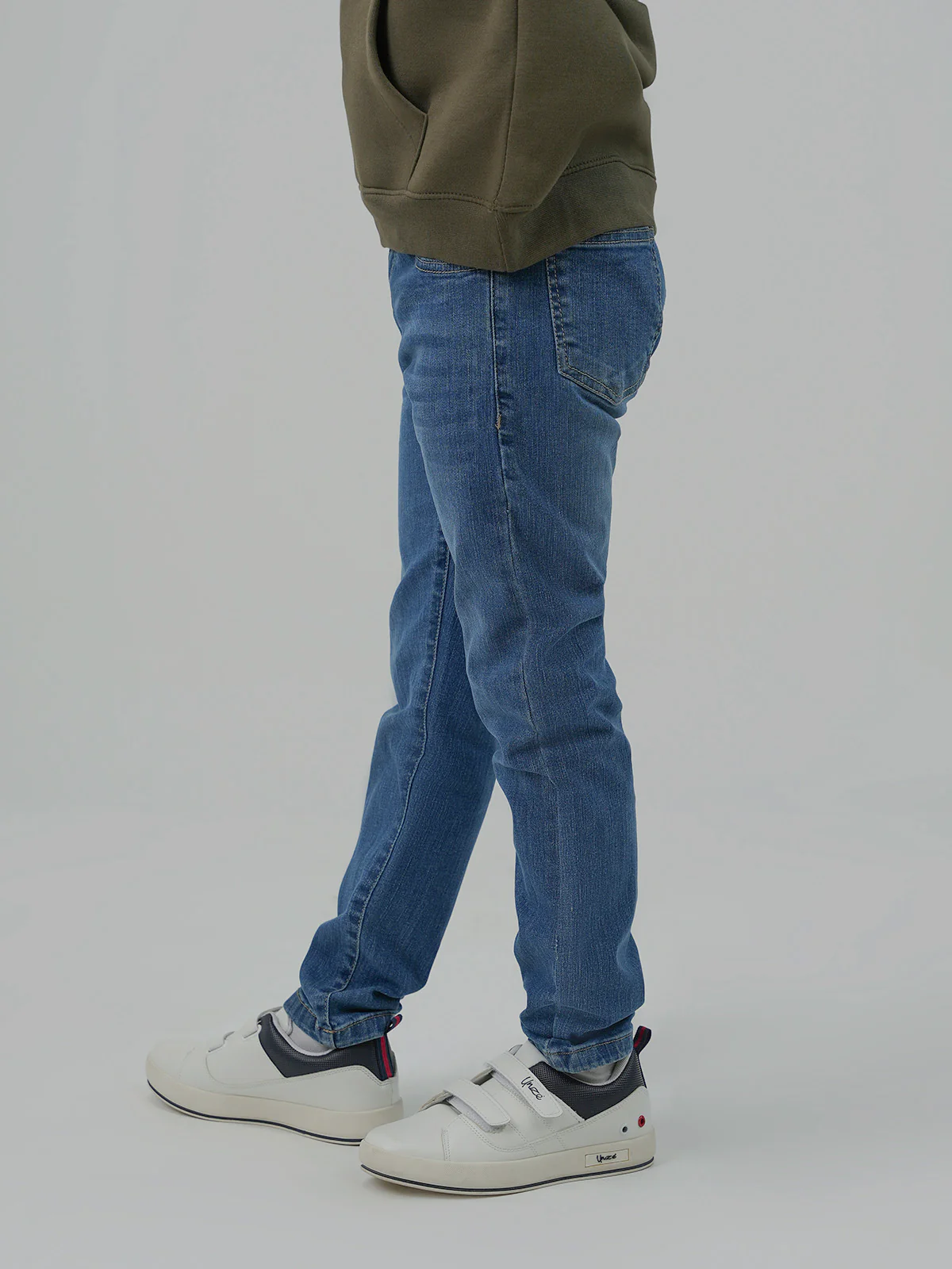 "MINZE" Stretchy Fabric Slim Fit Denim Pant - Image 2