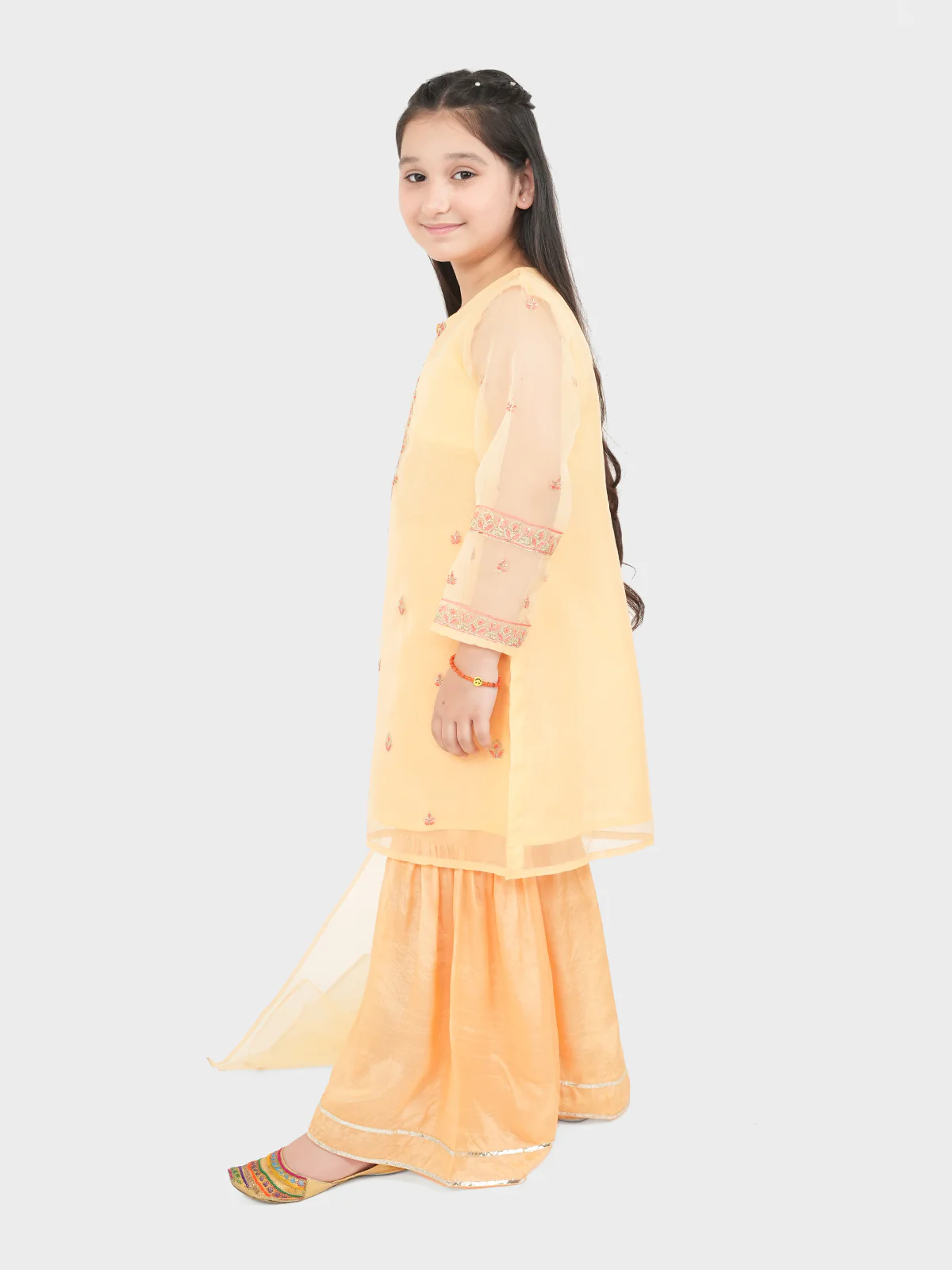 "MITRA" Organza Three Piece Suit - Image 2
