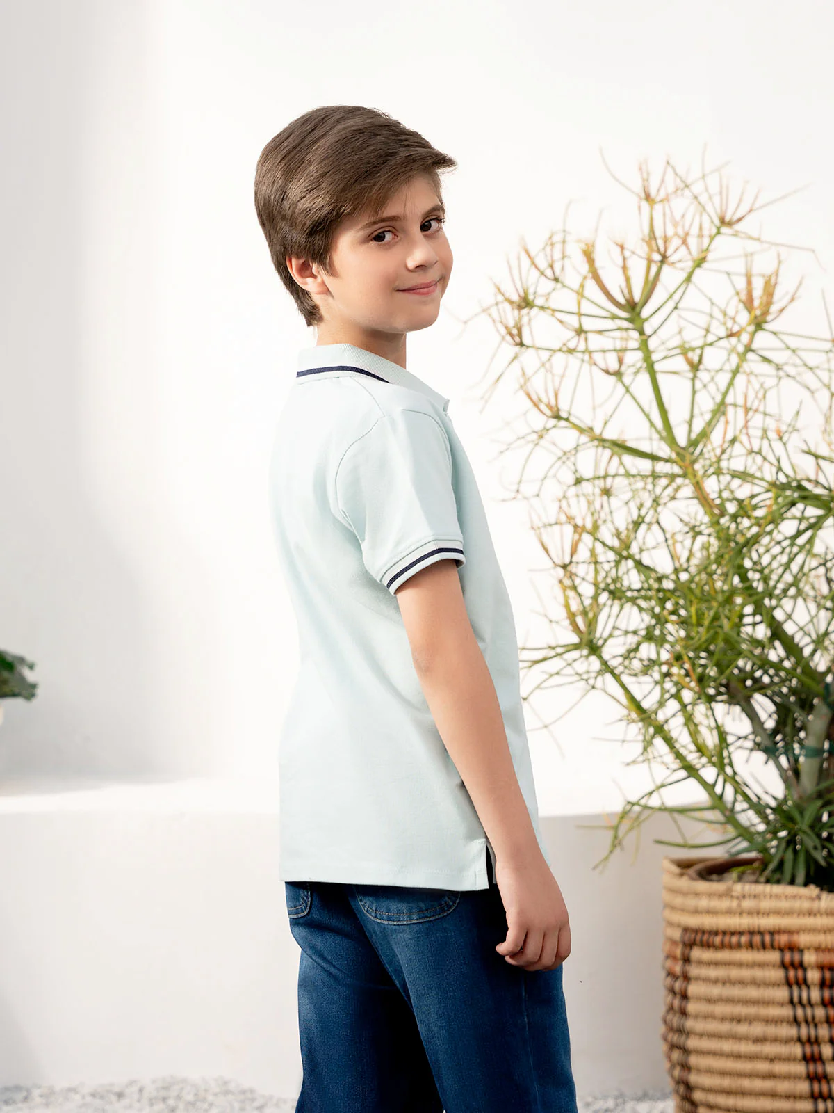 "MOSHE" Basic Regular Fit Polo Shirt - Image 5