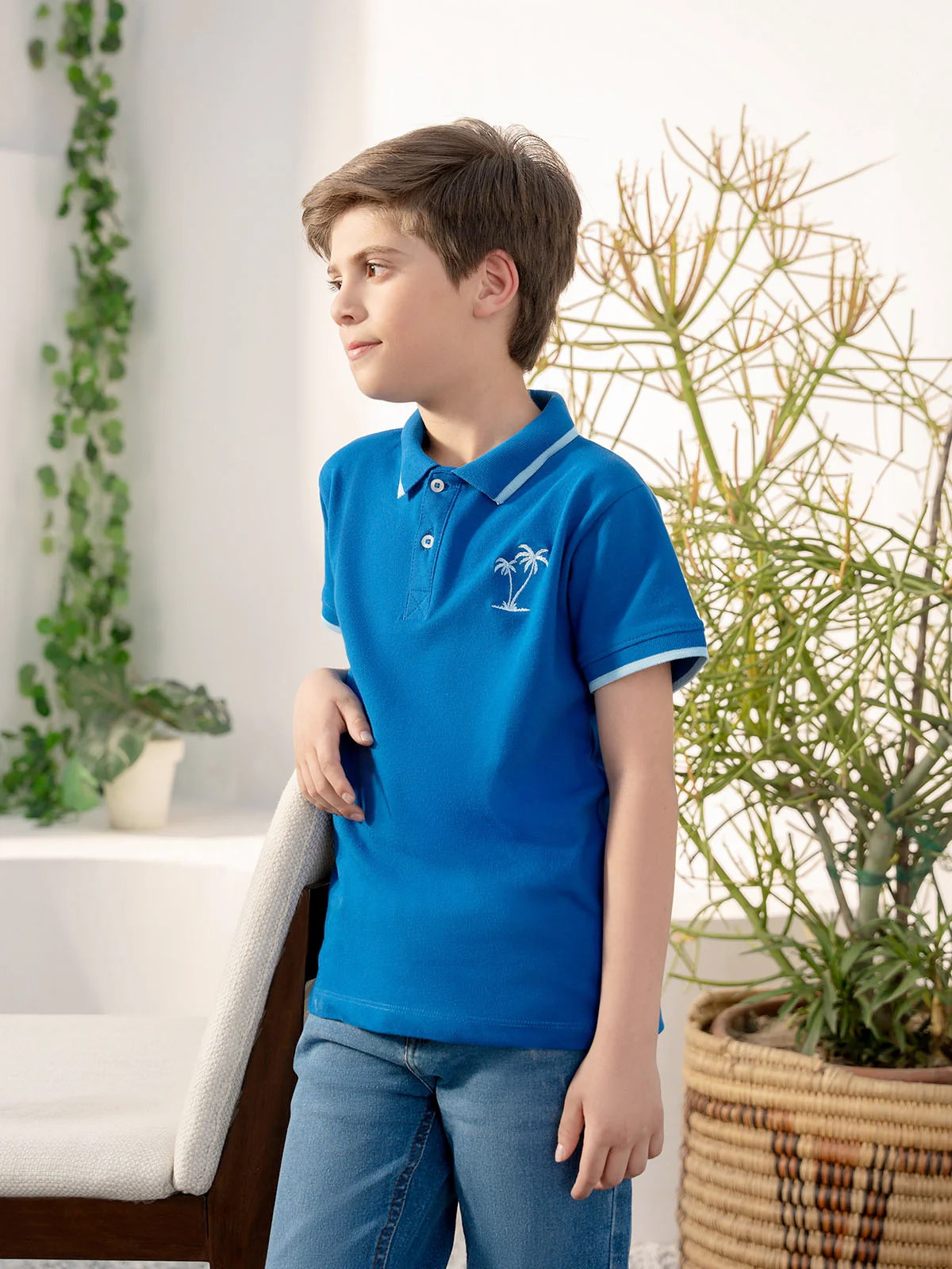 "MOSHE" Basic Regular Fit Polo Shirt