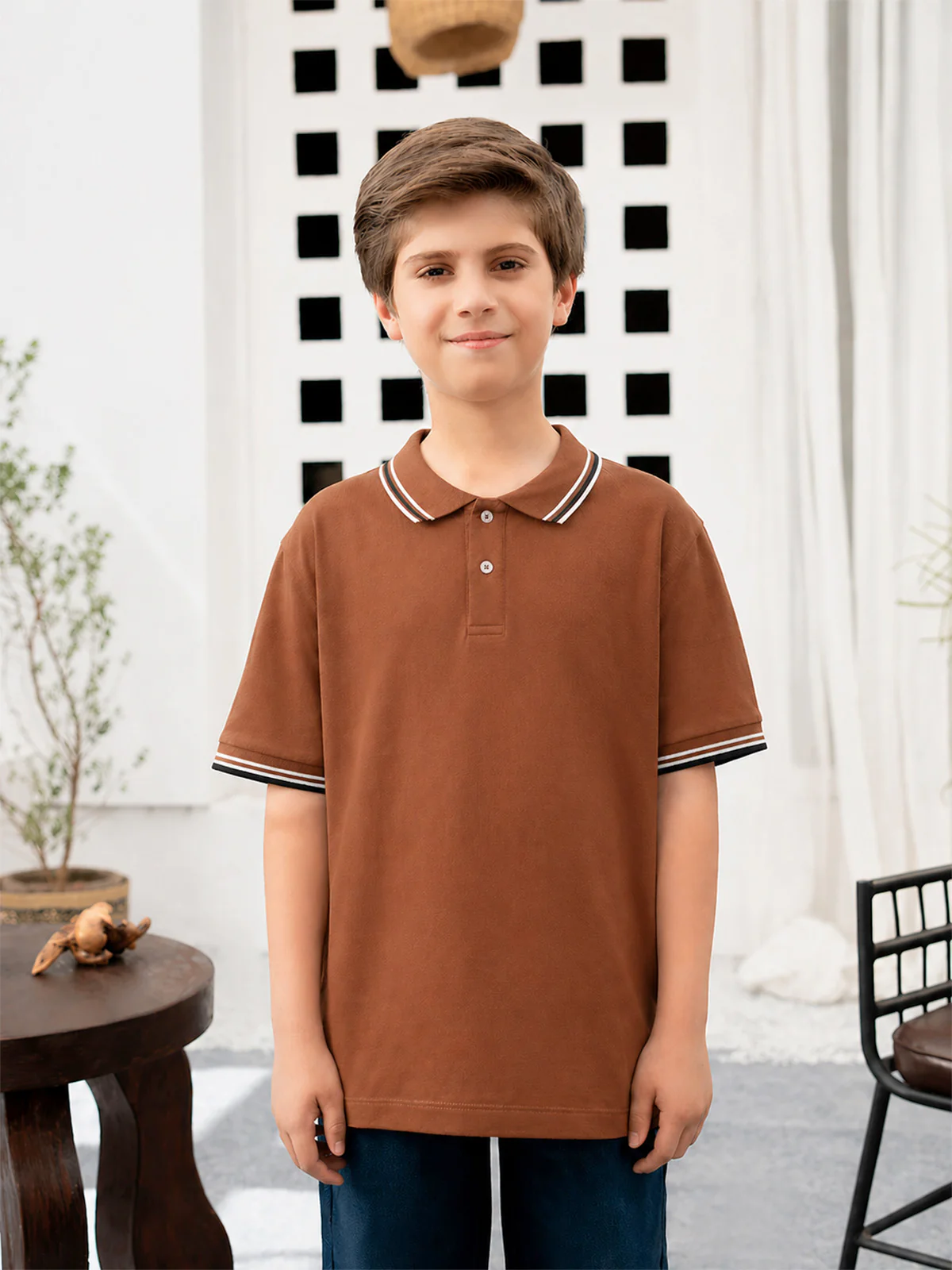 "MOSHE" Basic Regular Fit Polo Shirt