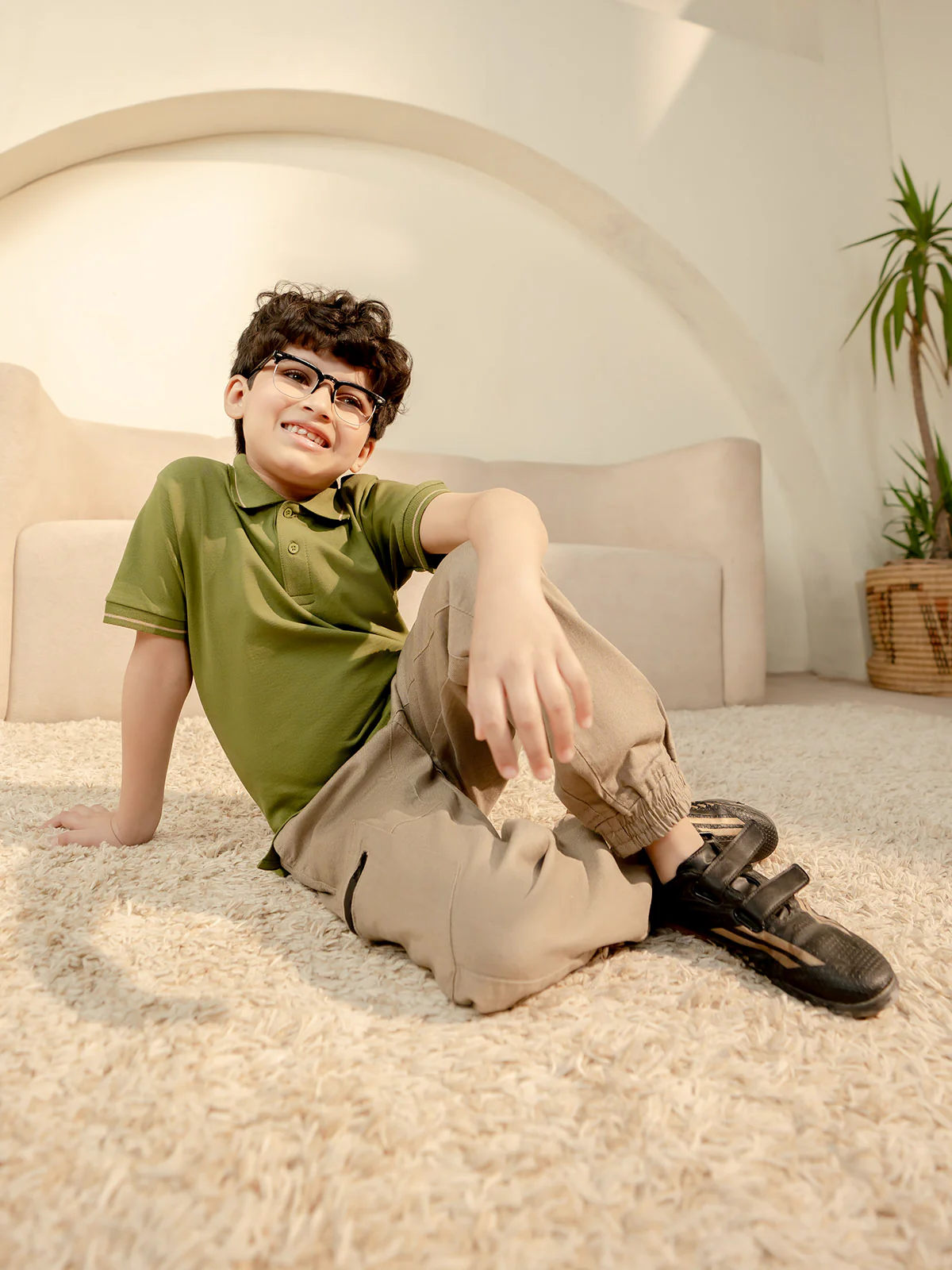 "MOSHE" Basic Regular Fit Polo Shirt - Image 3