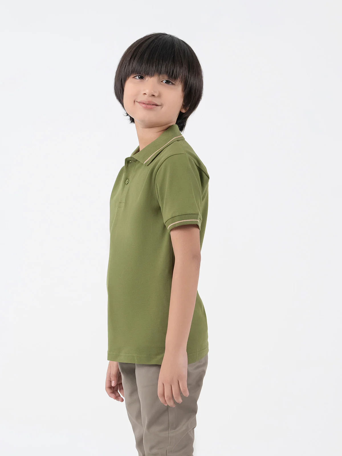 "MOSHE" Basic Regular Fit Polo Shirt - Image 4