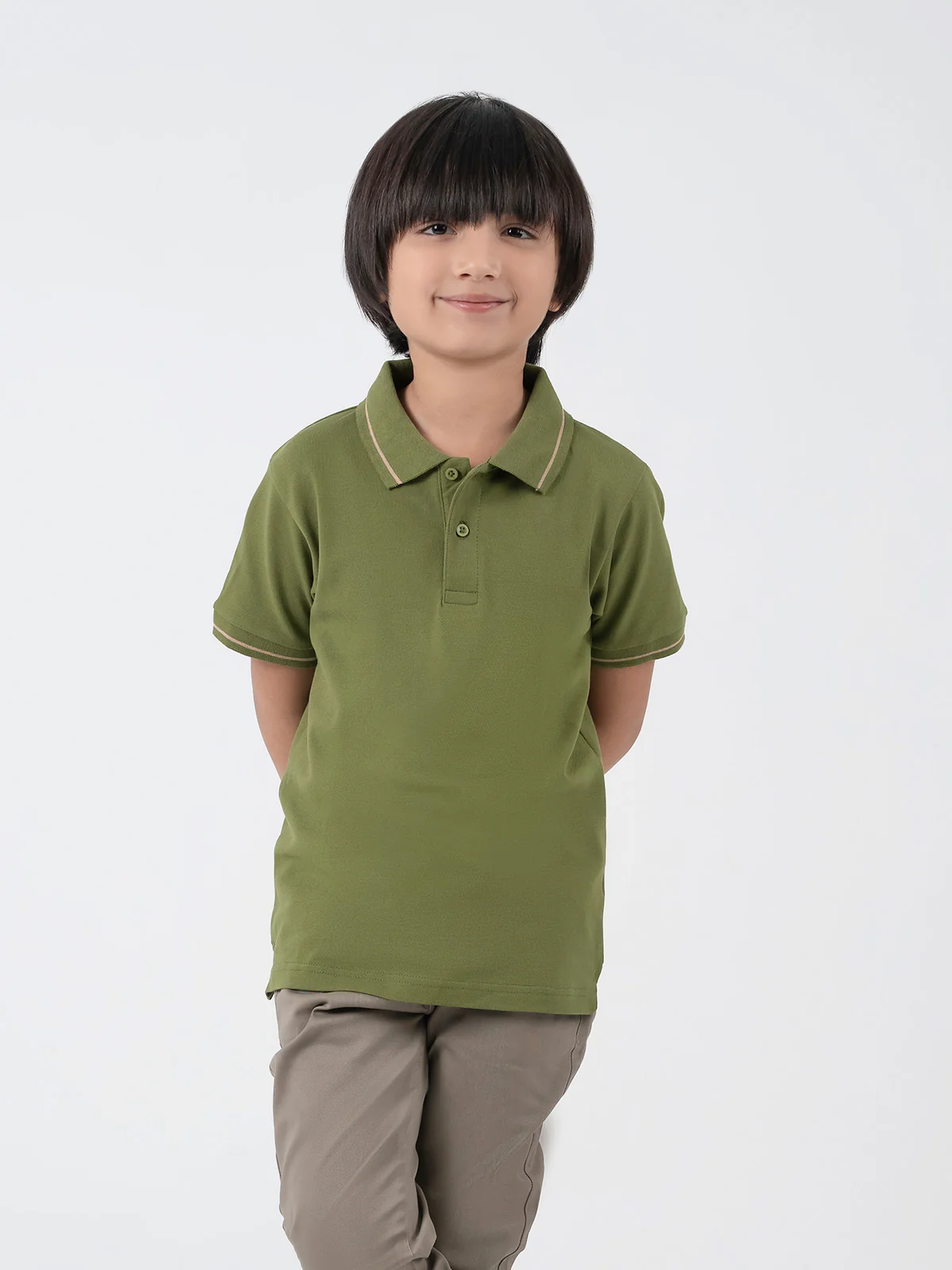 "MOSHE" Basic Regular Fit Polo Shirt - Image 5