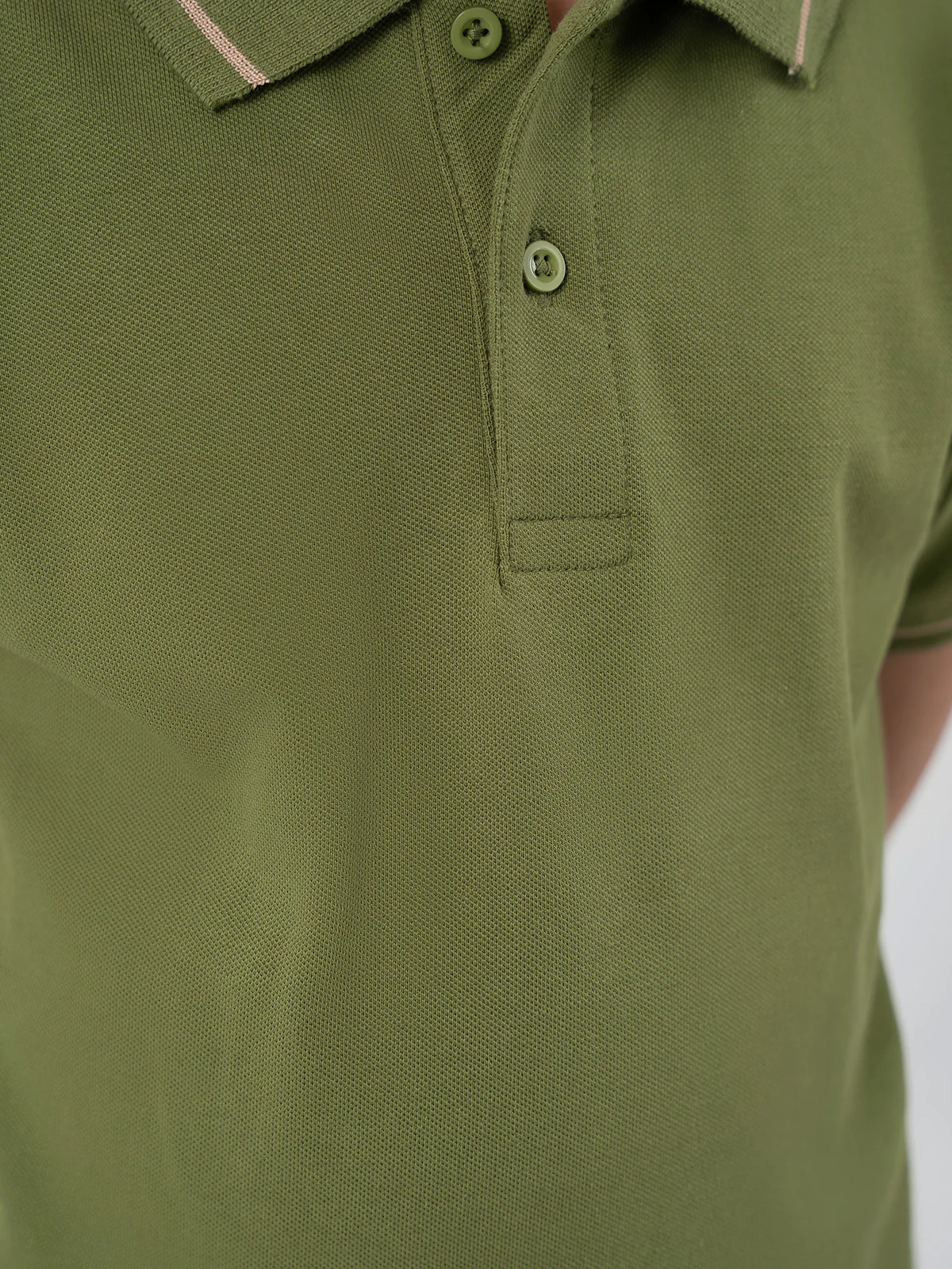 "MOSHE" Basic Regular Fit Polo Shirt - Image 7
